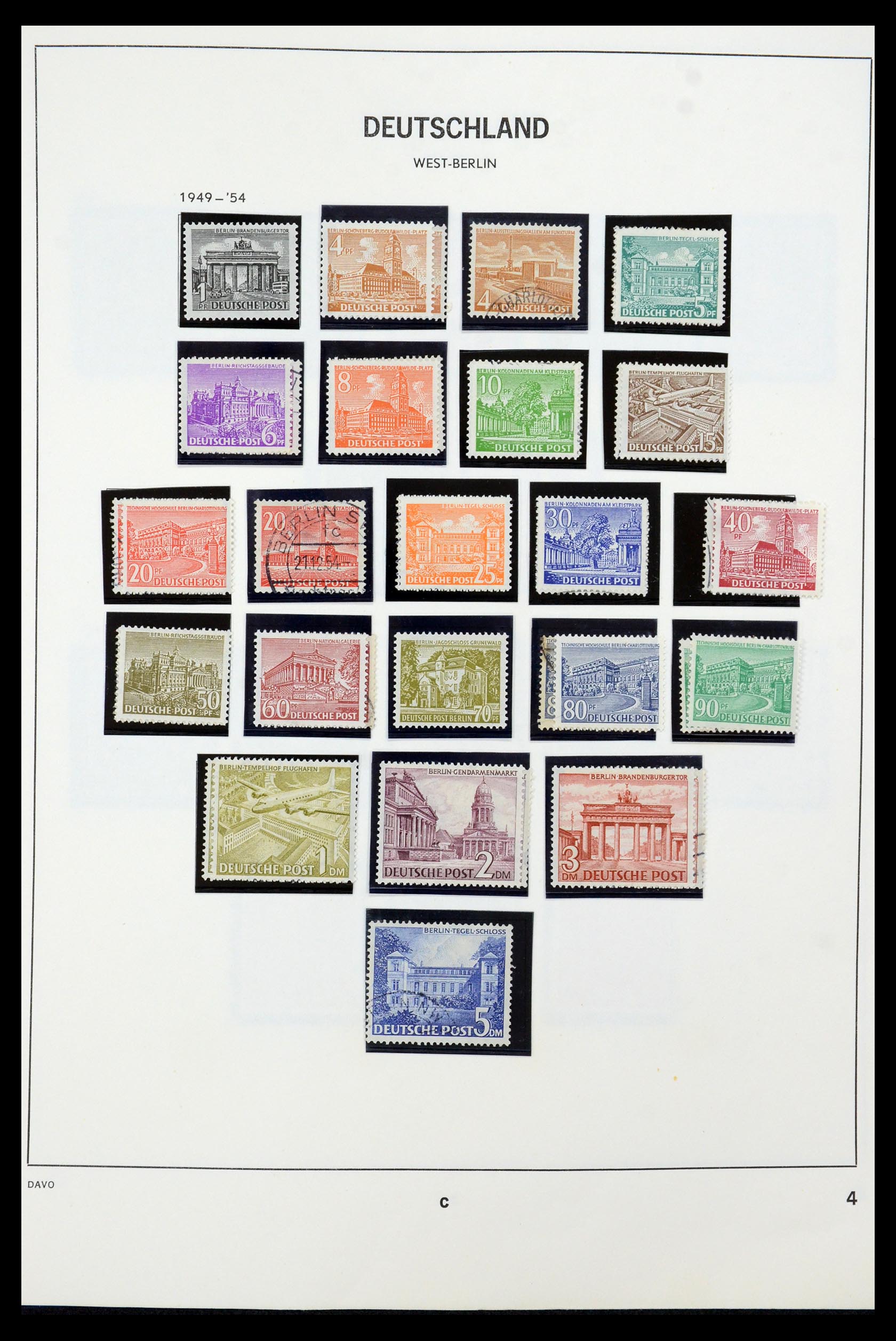 36426 004 - Postzegelverzameling 36426 Berlijn 1948-1990.