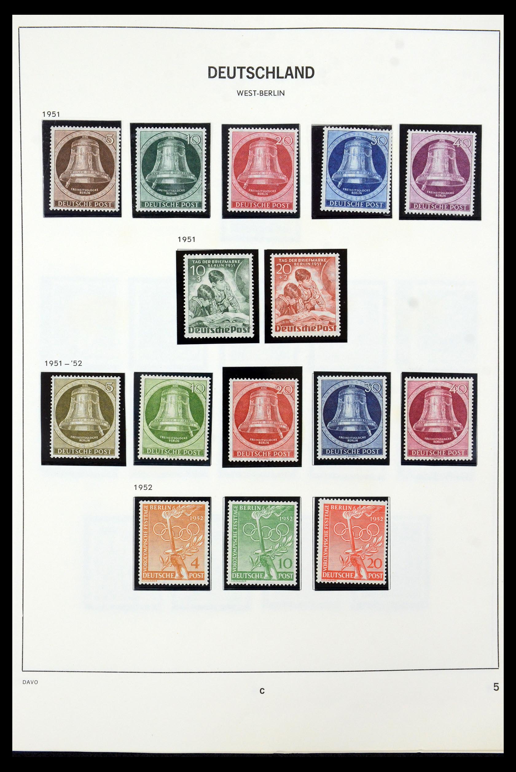 36426 005 - Postzegelverzameling 36426 Berlijn 1948-1990.