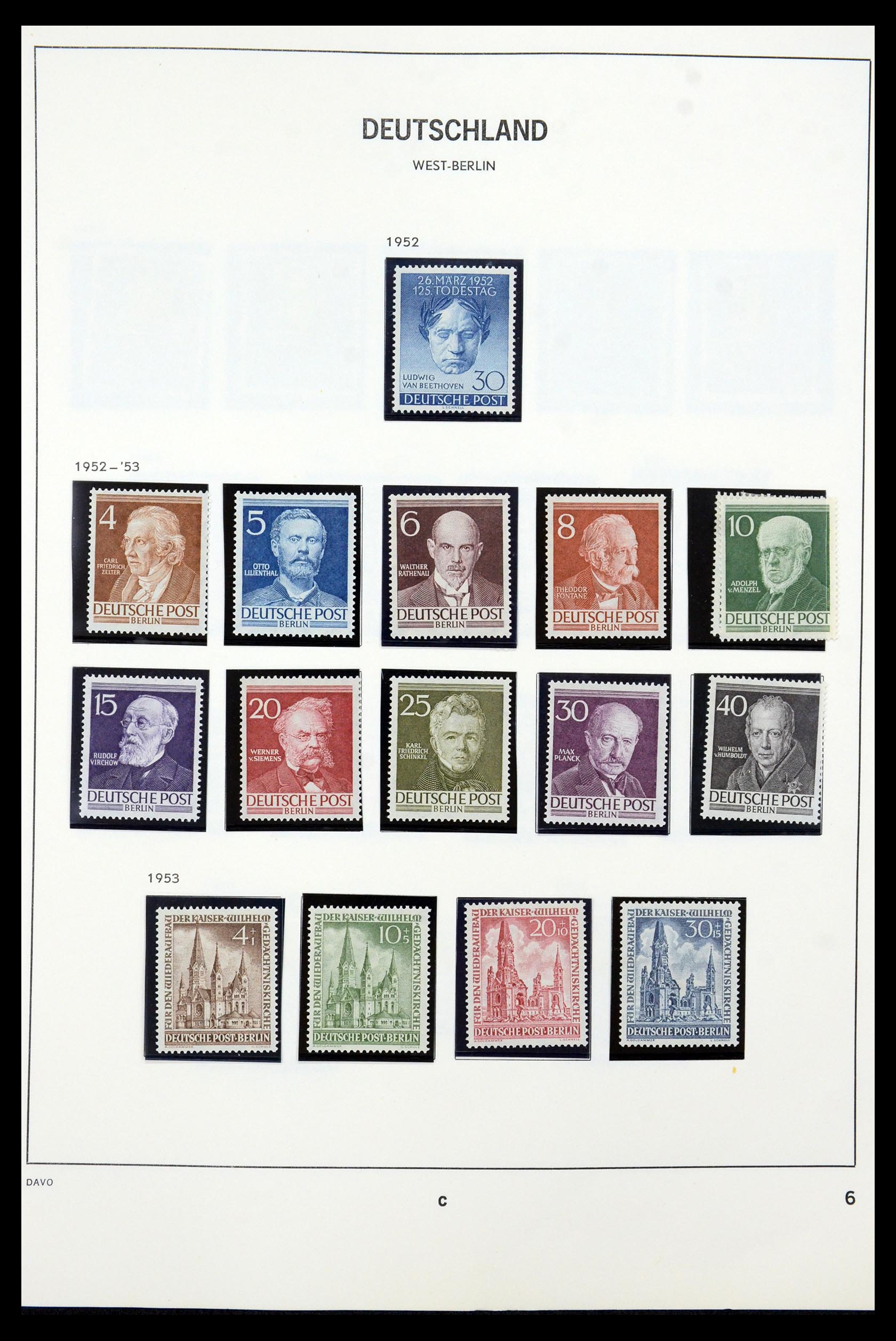 36426 006 - Postzegelverzameling 36426 Berlijn 1948-1990.