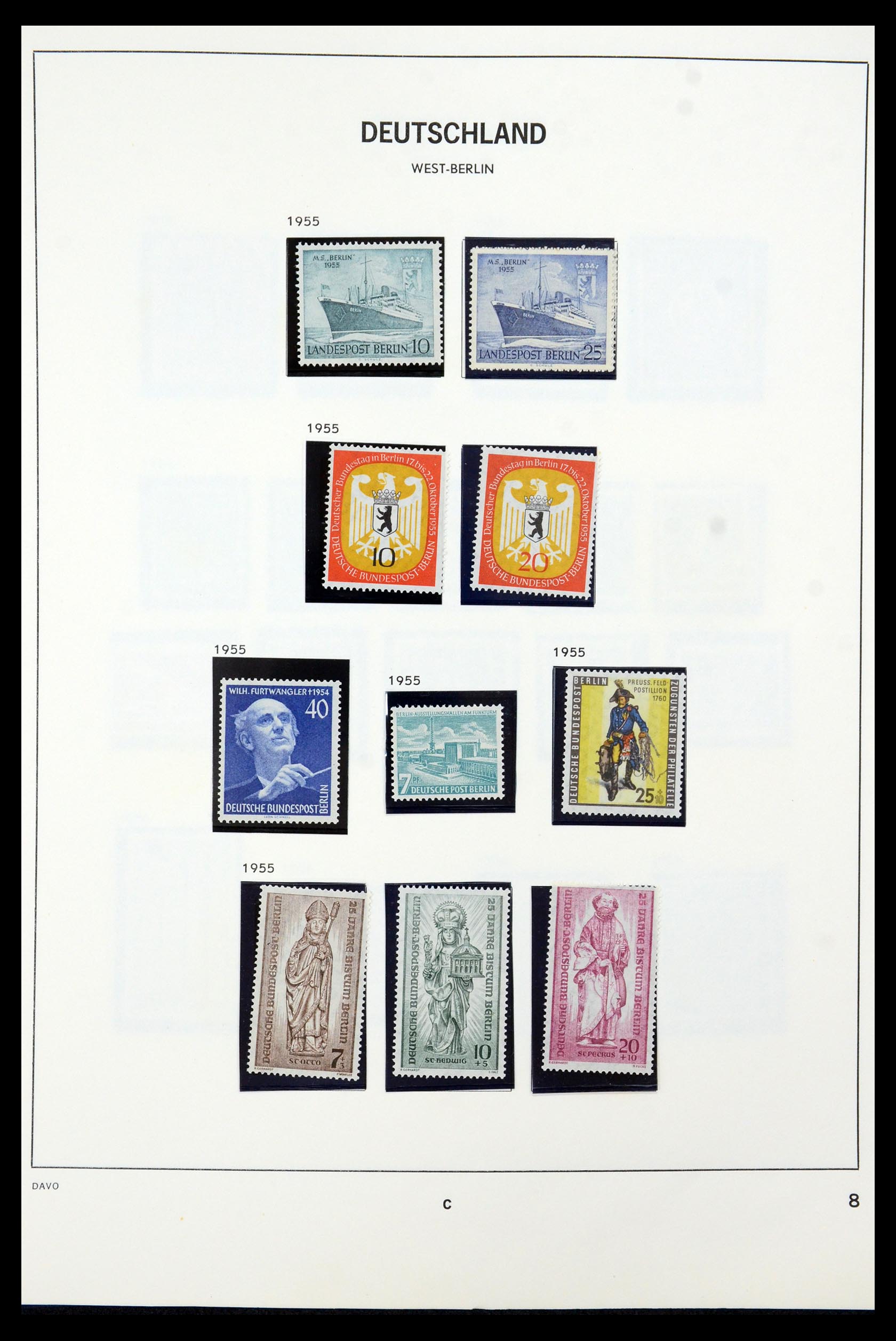 36426 008 - Postzegelverzameling 36426 Berlijn 1948-1990.