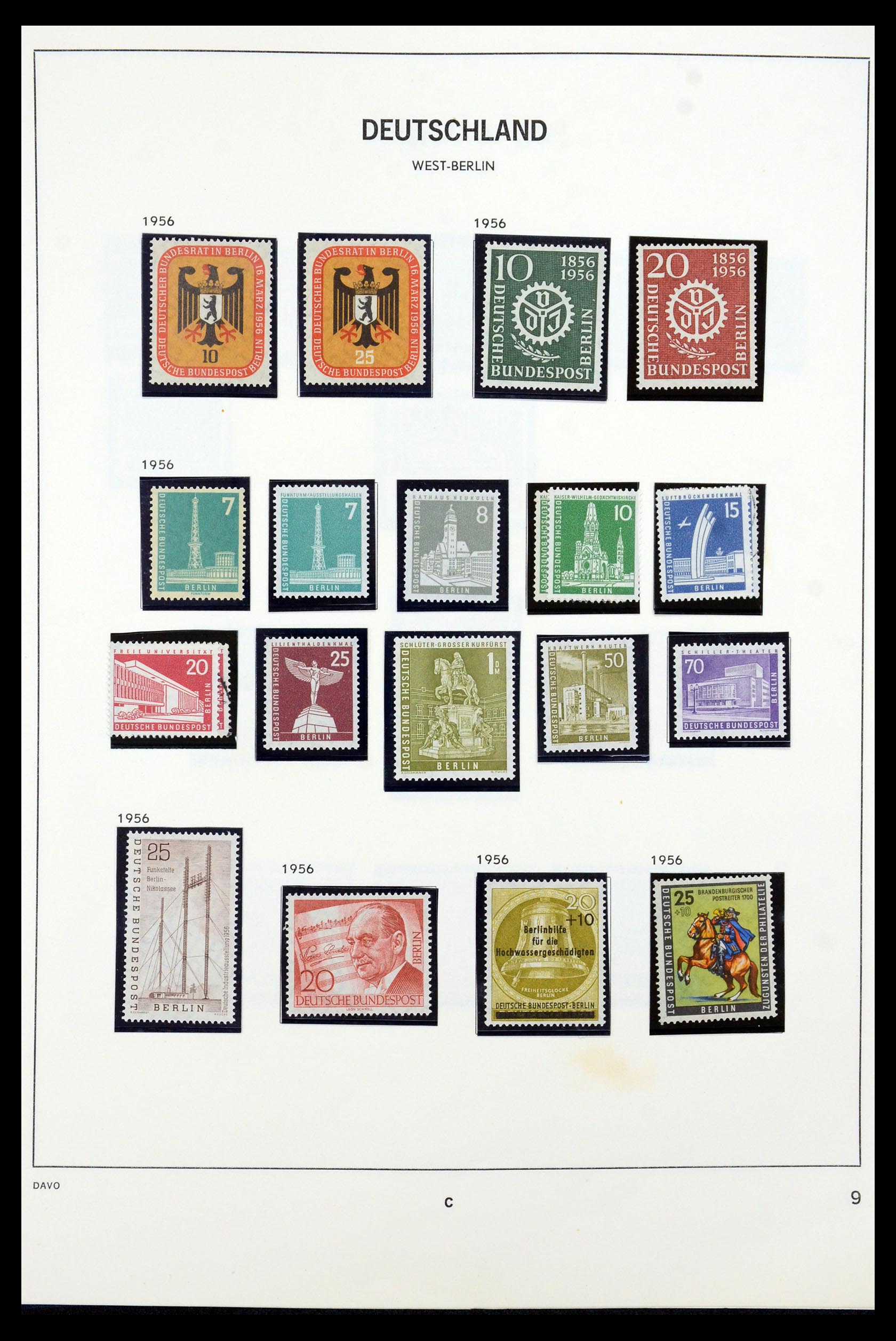 36426 009 - Postzegelverzameling 36426 Berlijn 1948-1990.