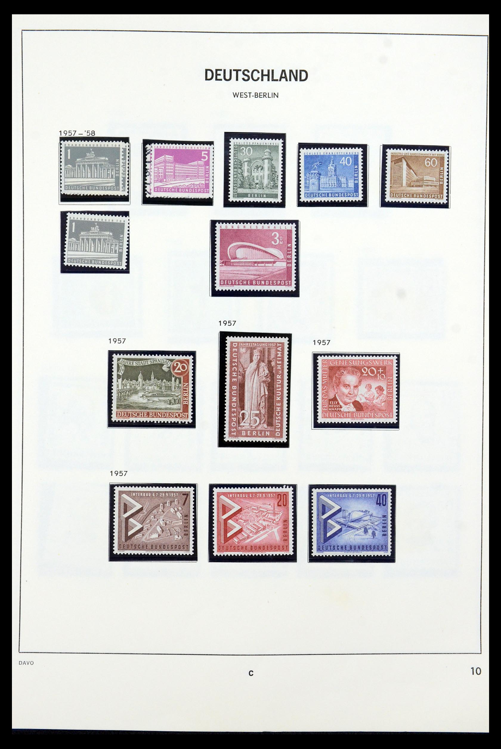 36426 010 - Postzegelverzameling 36426 Berlijn 1948-1990.