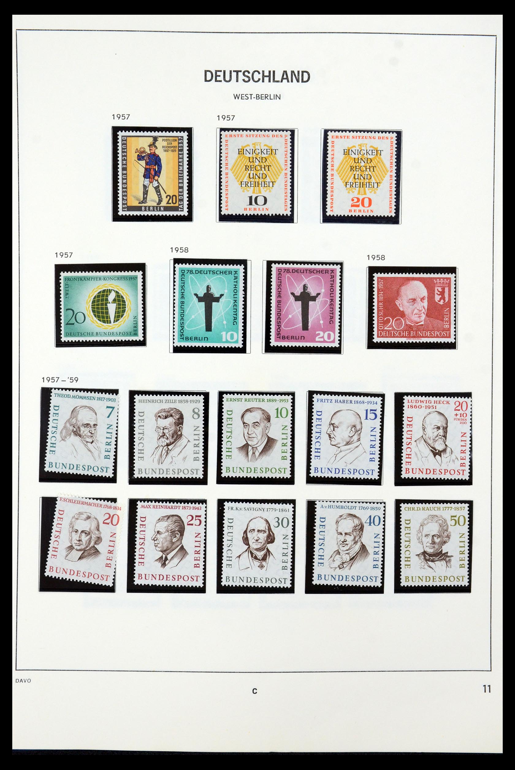 36426 011 - Postzegelverzameling 36426 Berlijn 1948-1990.