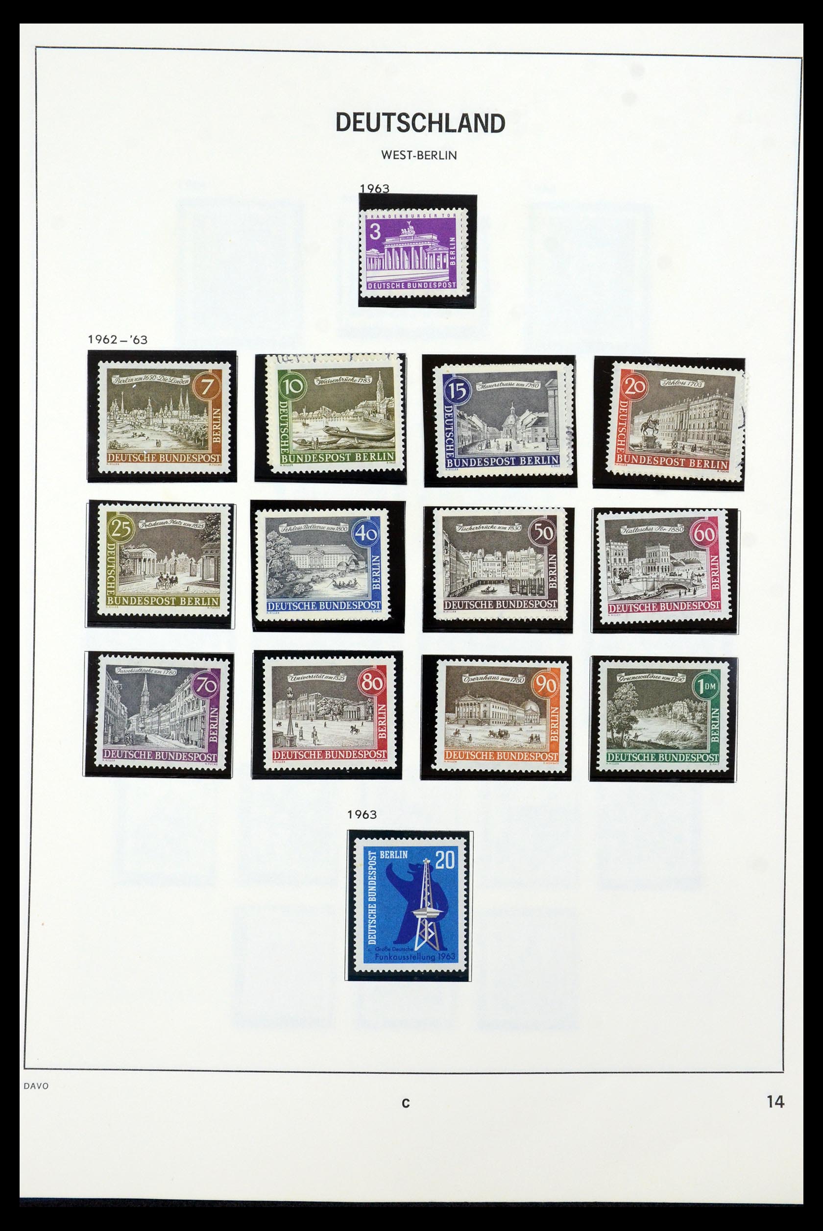 36426 014 - Stamp collection 36426 Berlin 1948-1990.