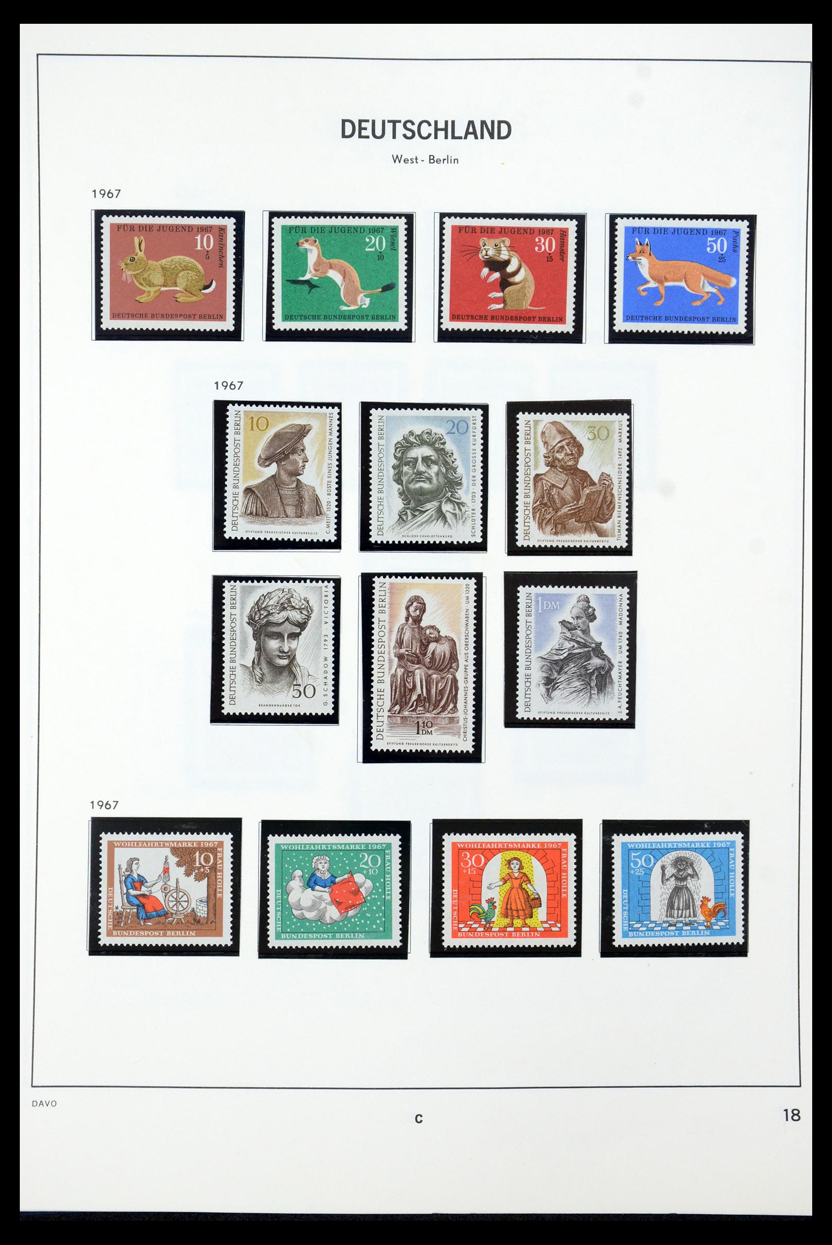 36426 018 - Postzegelverzameling 36426 Berlijn 1948-1990.