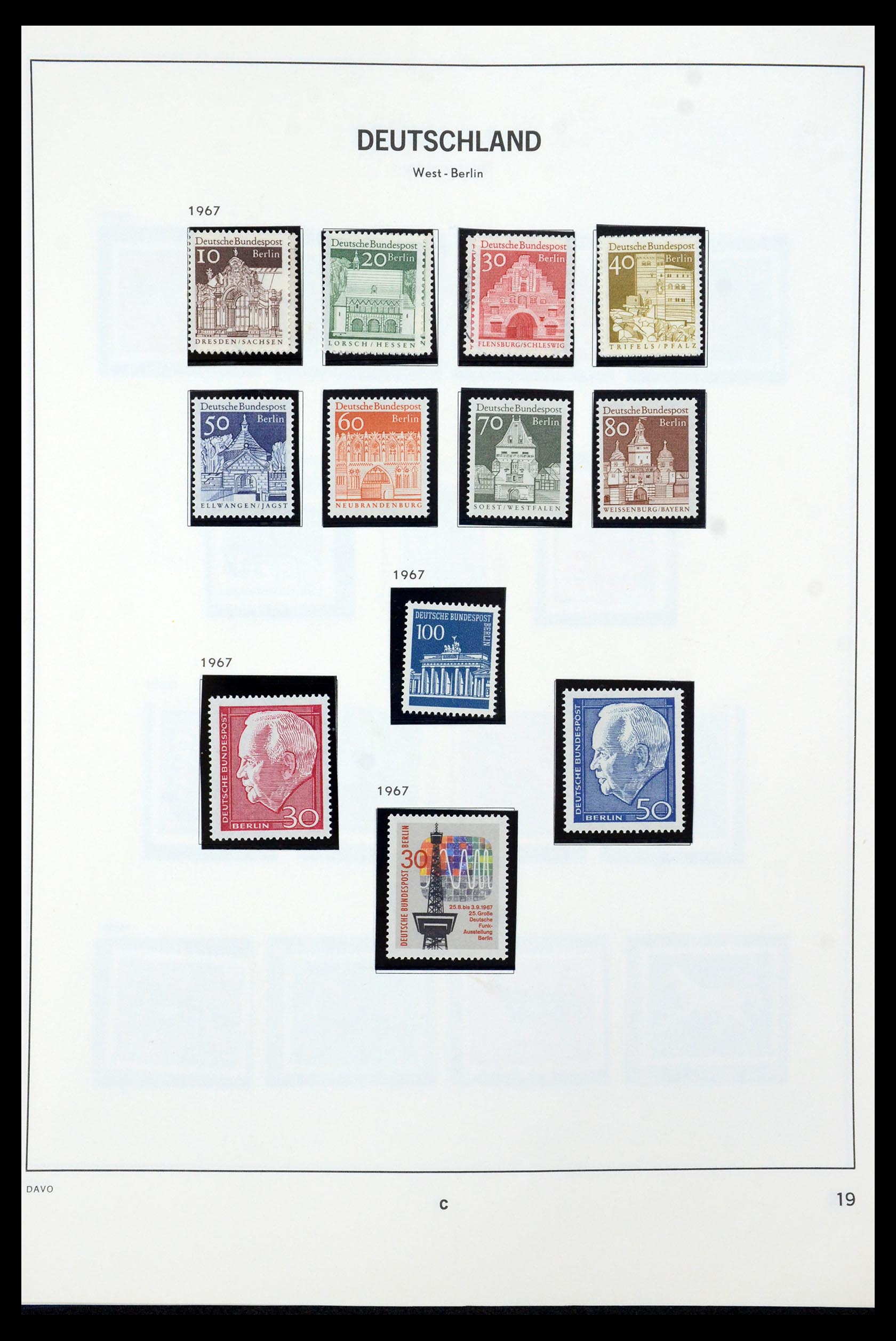 36426 019 - Postzegelverzameling 36426 Berlijn 1948-1990.