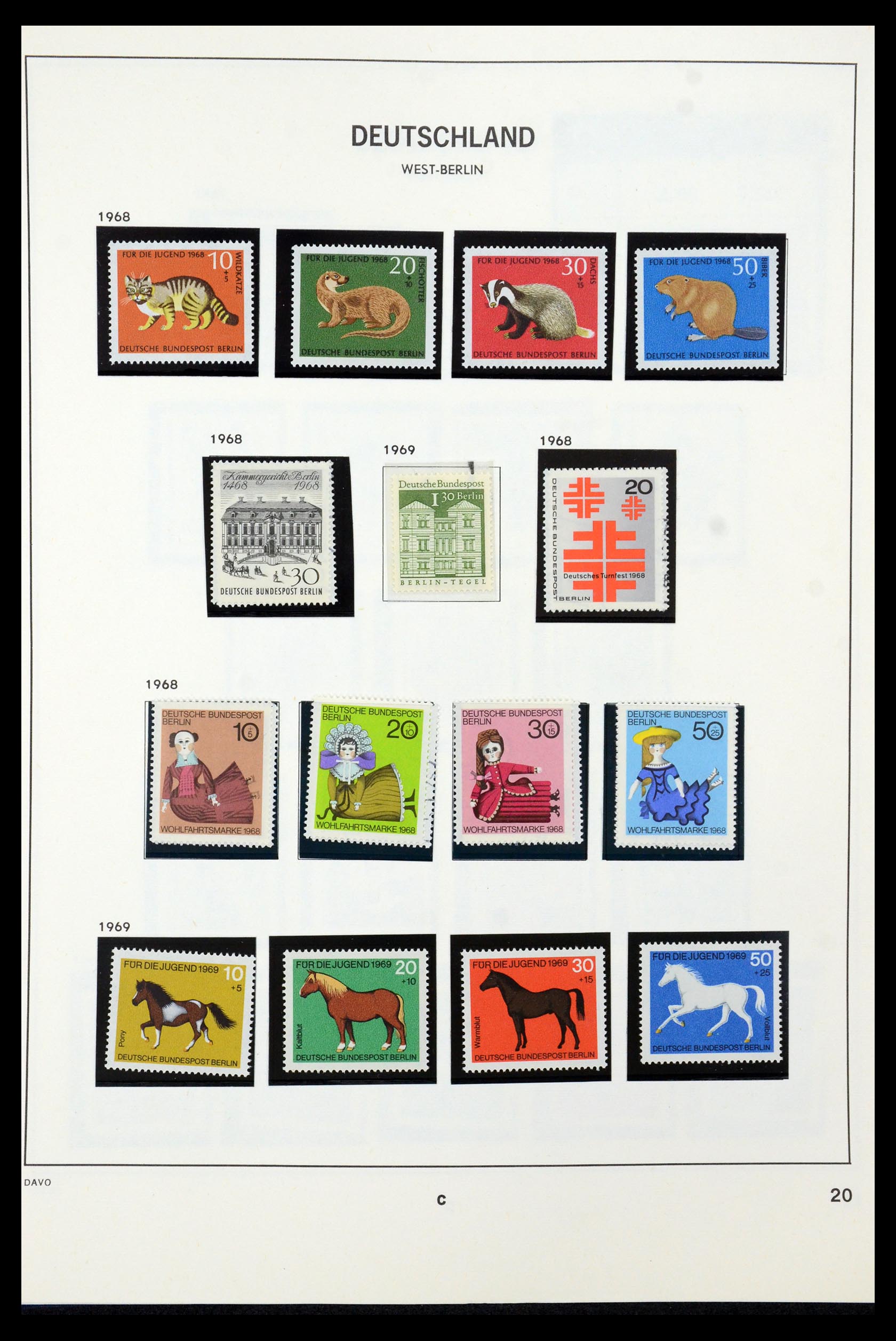 36426 020 - Postzegelverzameling 36426 Berlijn 1948-1990.
