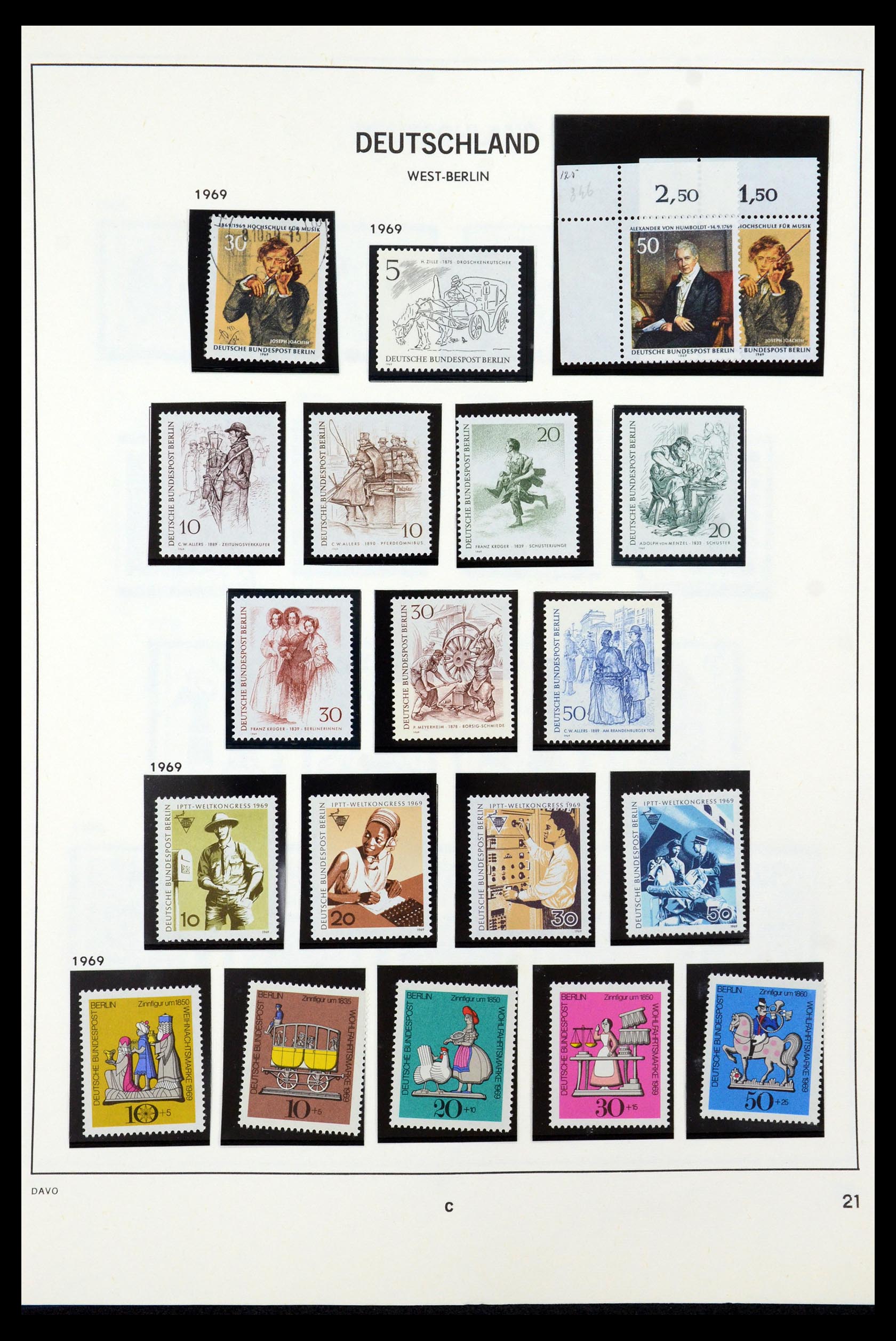 36426 021 - Postzegelverzameling 36426 Berlijn 1948-1990.