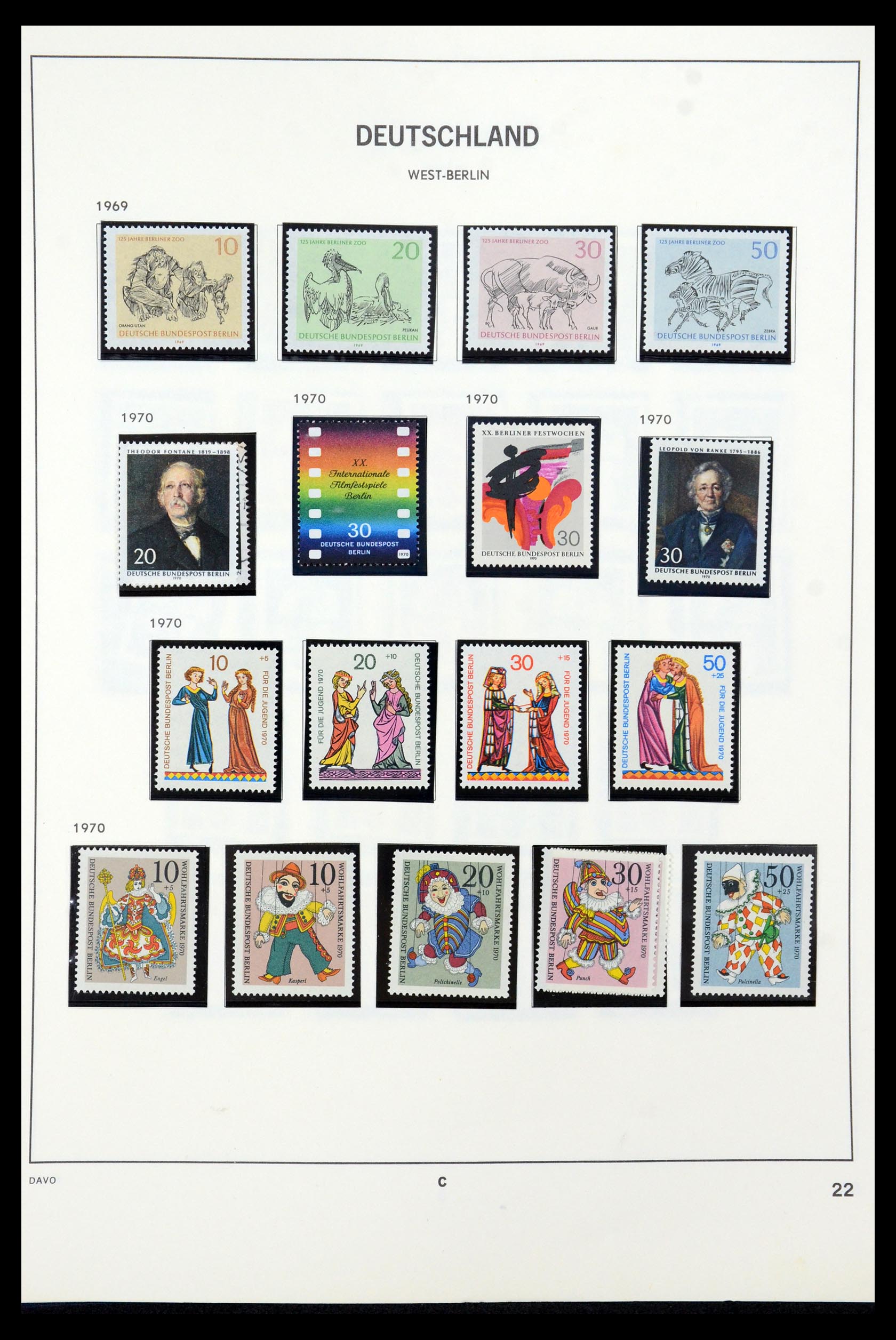 36426 022 - Postzegelverzameling 36426 Berlijn 1948-1990.