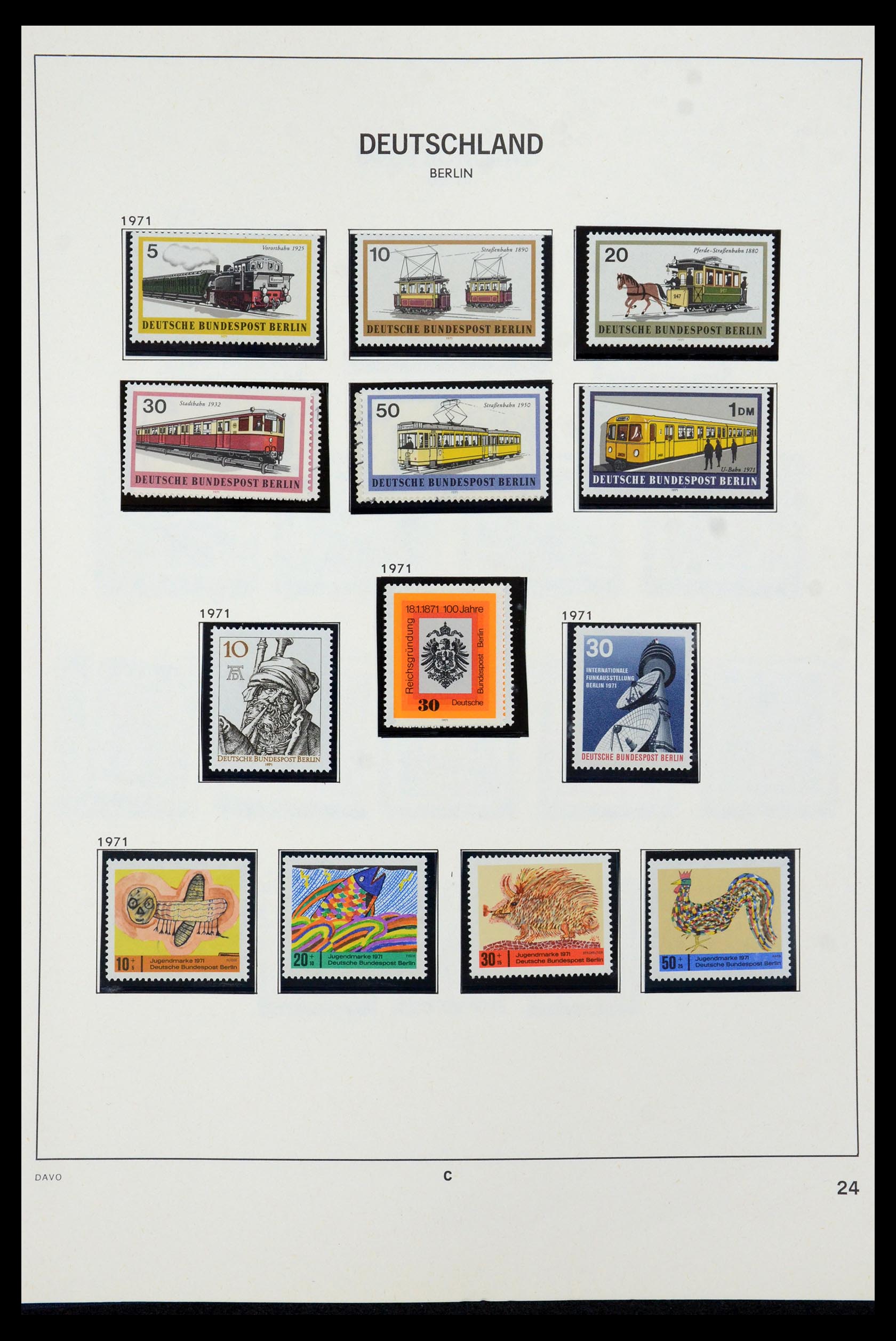36426 024 - Postzegelverzameling 36426 Berlijn 1948-1990.