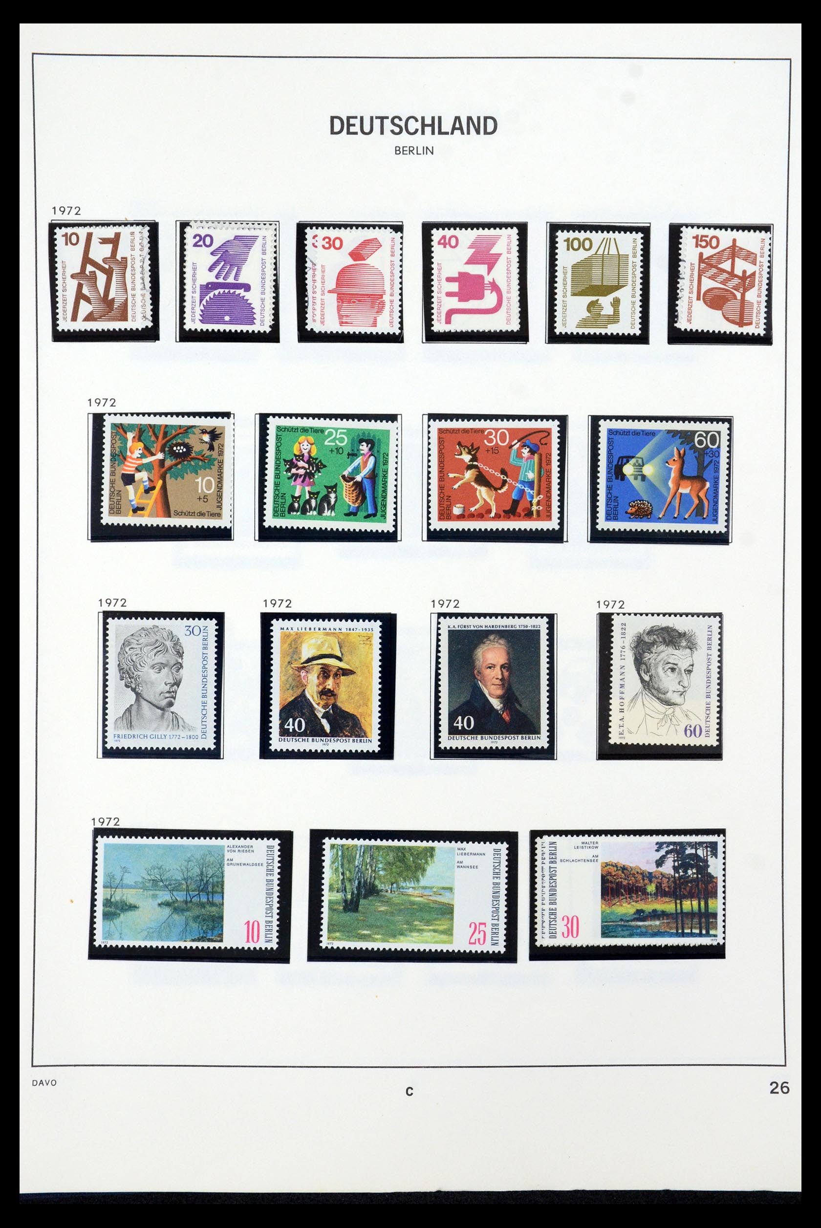 36426 026 - Postzegelverzameling 36426 Berlijn 1948-1990.
