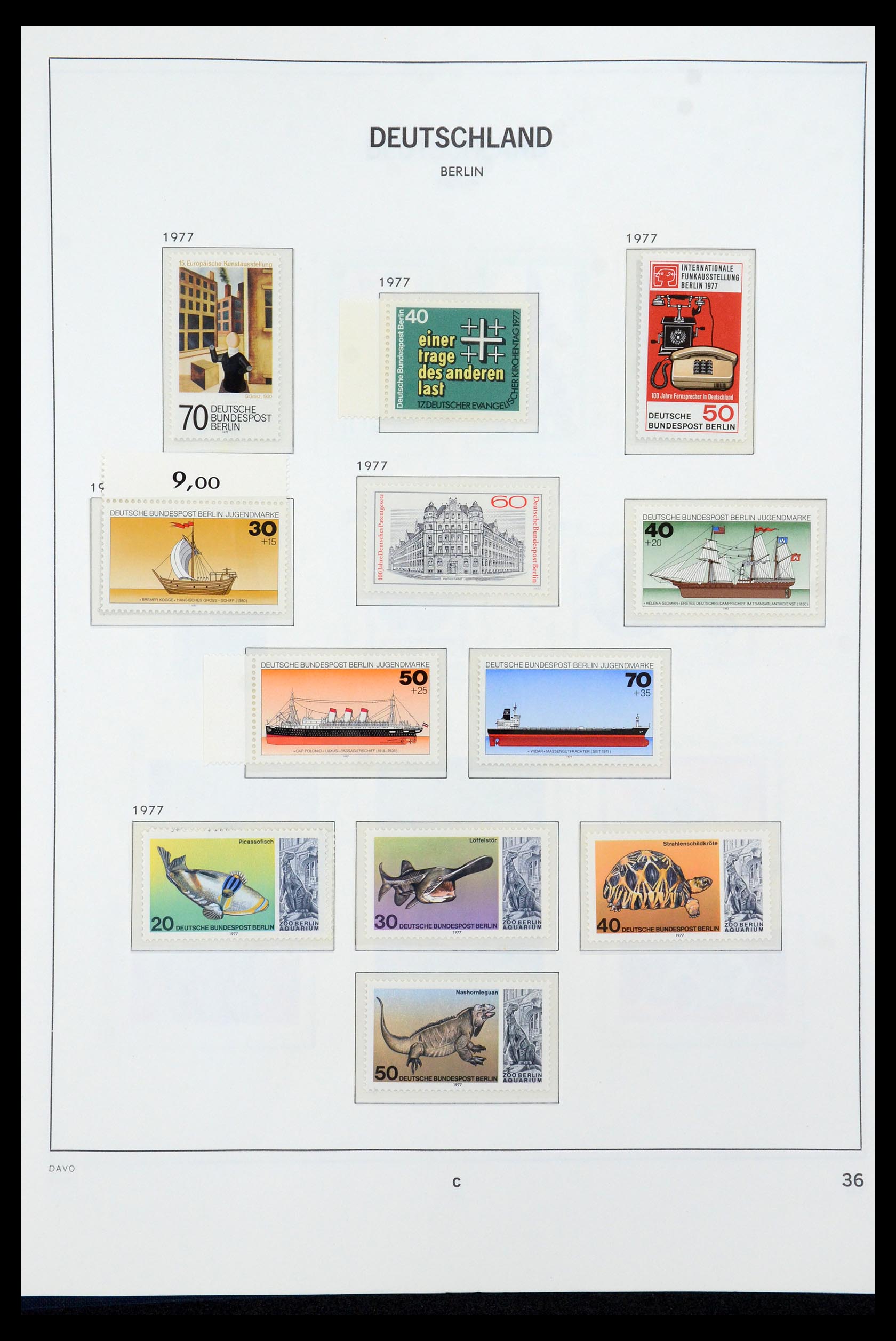 36426 036 - Postzegelverzameling 36426 Berlijn 1948-1990.