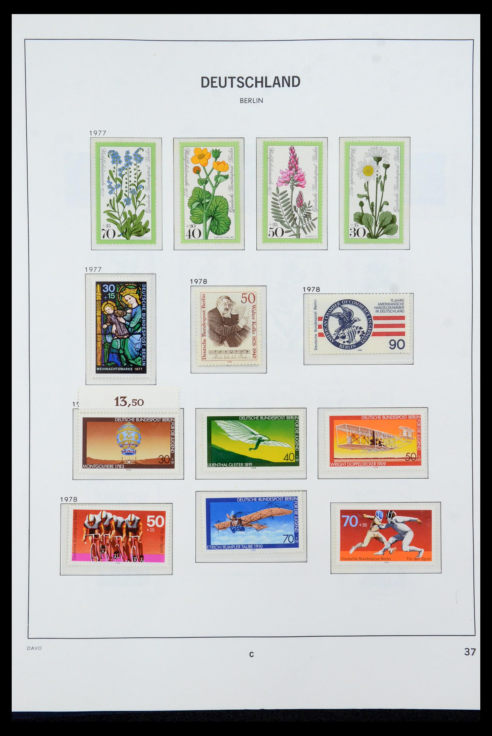 36426 037 - Postzegelverzameling 36426 Berlijn 1948-1990.