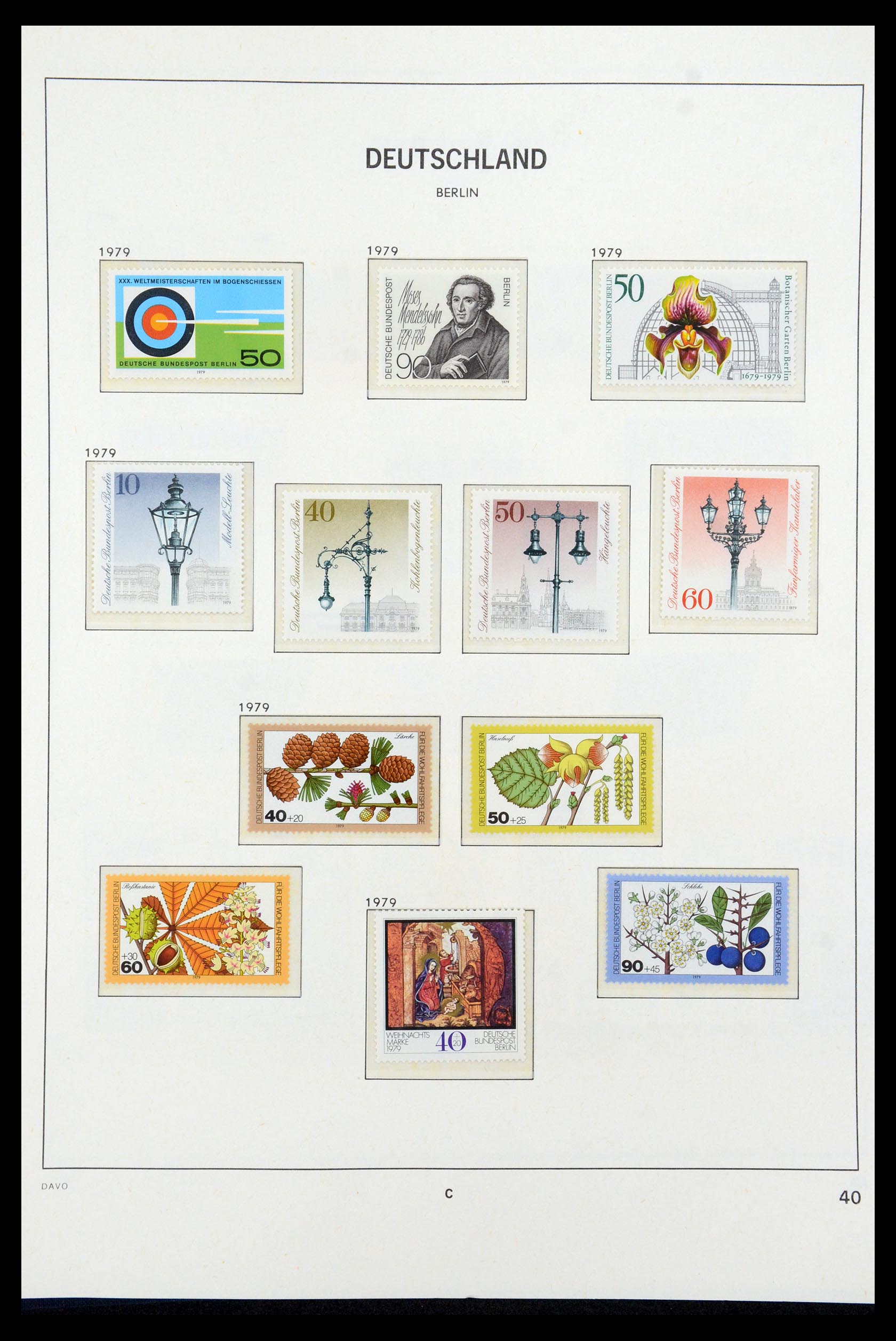 36426 040 - Postzegelverzameling 36426 Berlijn 1948-1990.