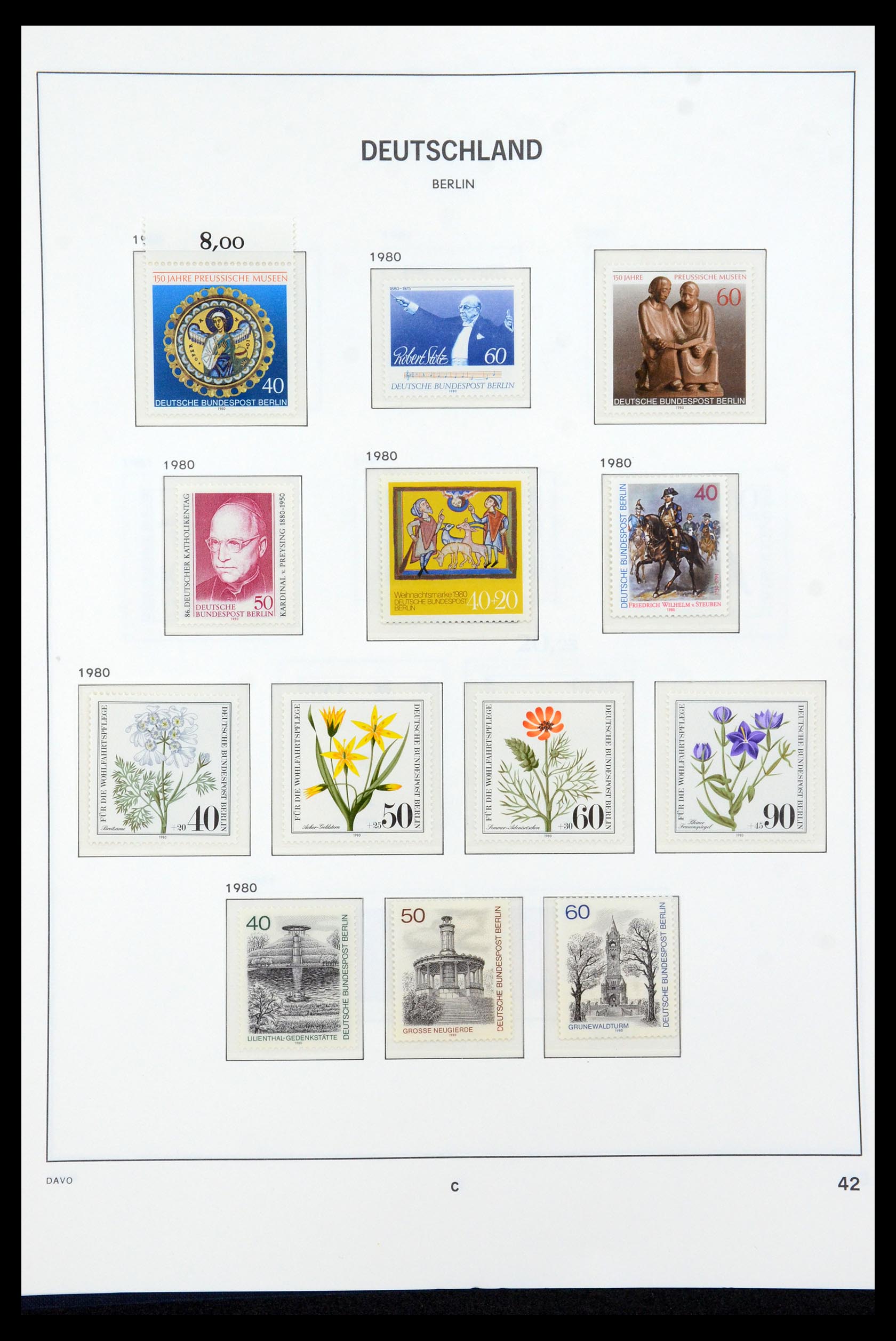 36426 042 - Postzegelverzameling 36426 Berlijn 1948-1990.