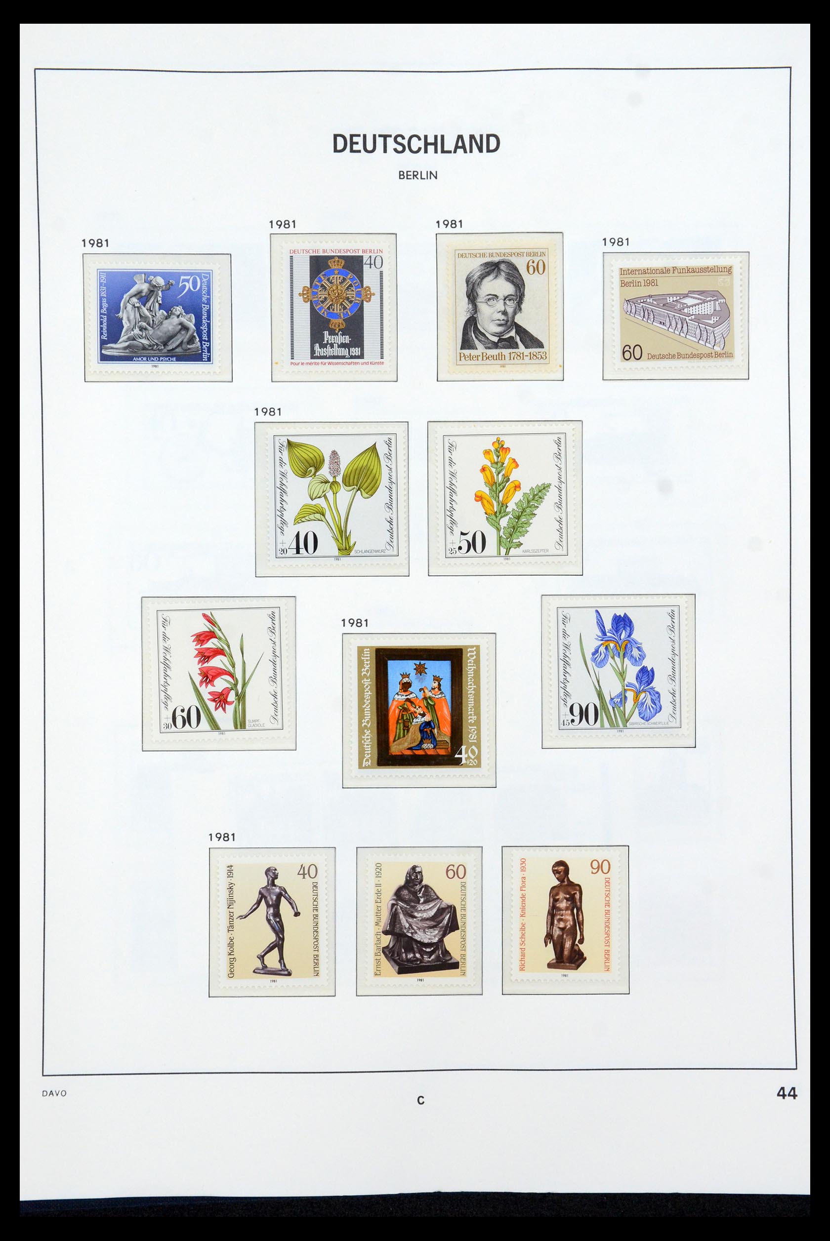 36426 044 - Postzegelverzameling 36426 Berlijn 1948-1990.
