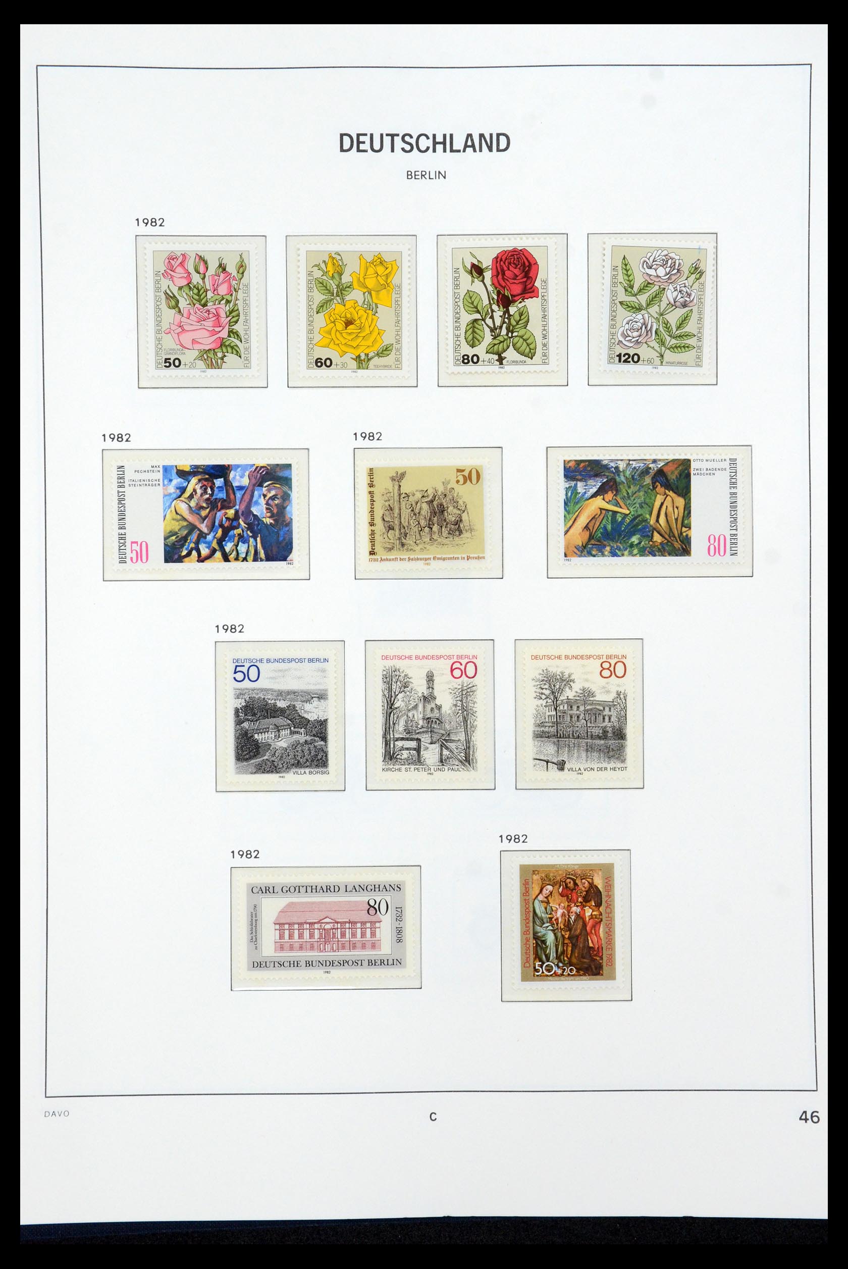 36426 046 - Stamp collection 36426 Berlin 1948-1990.