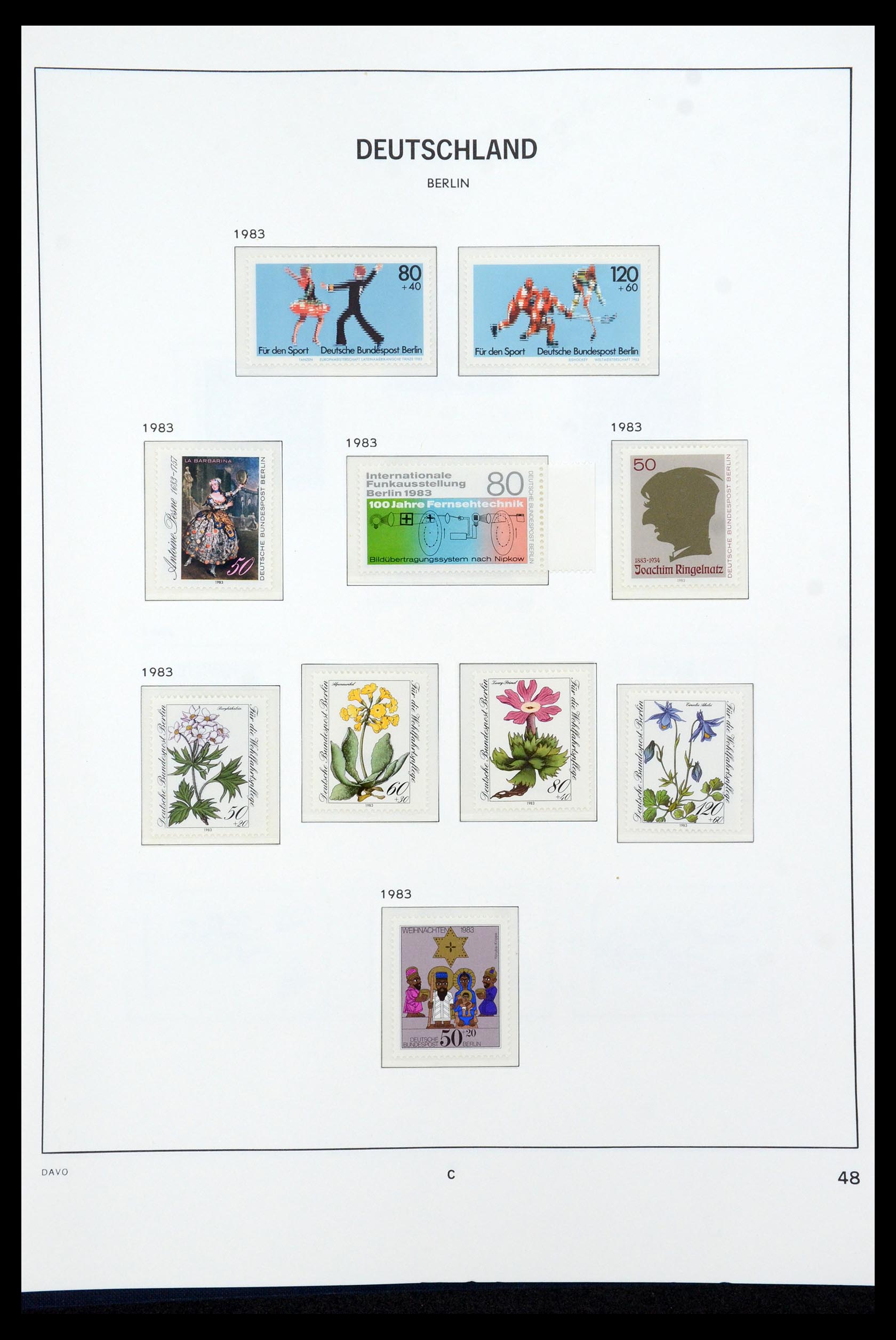 36426 048 - Postzegelverzameling 36426 Berlijn 1948-1990.