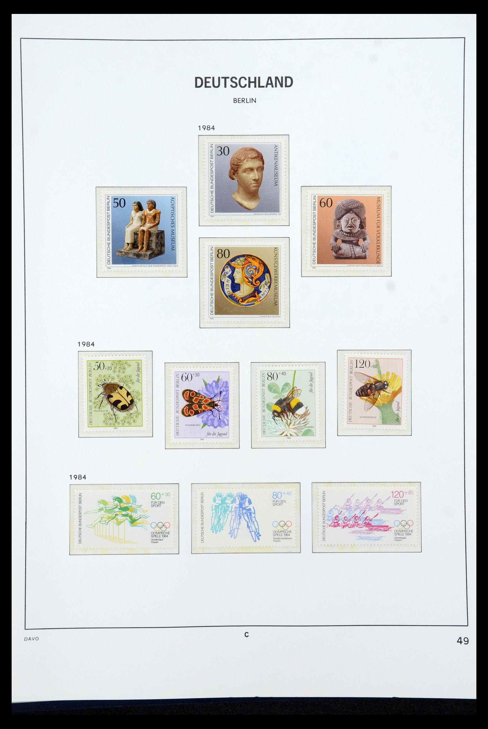 36426 049 - Postzegelverzameling 36426 Berlijn 1948-1990.