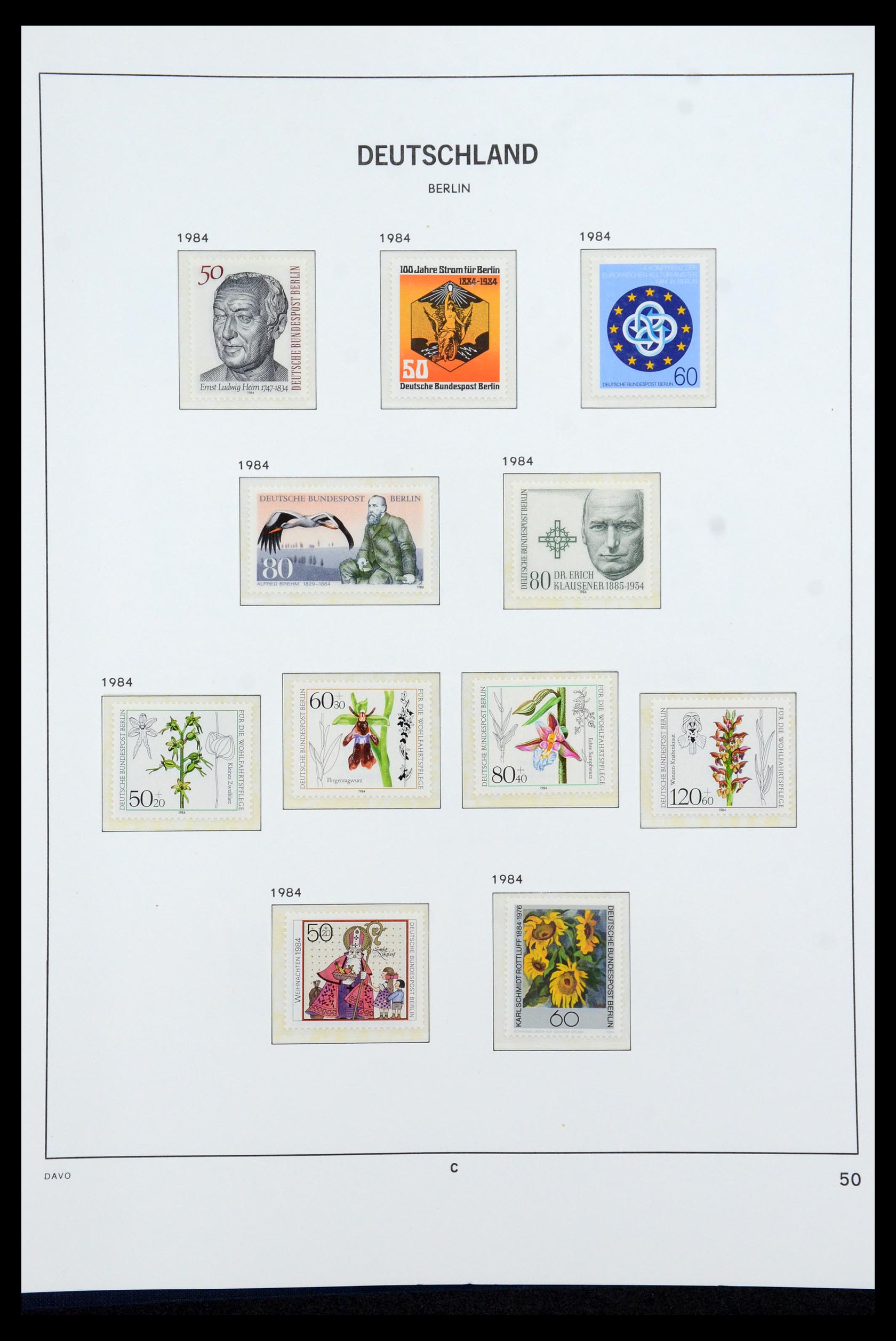 36426 050 - Postzegelverzameling 36426 Berlijn 1948-1990.