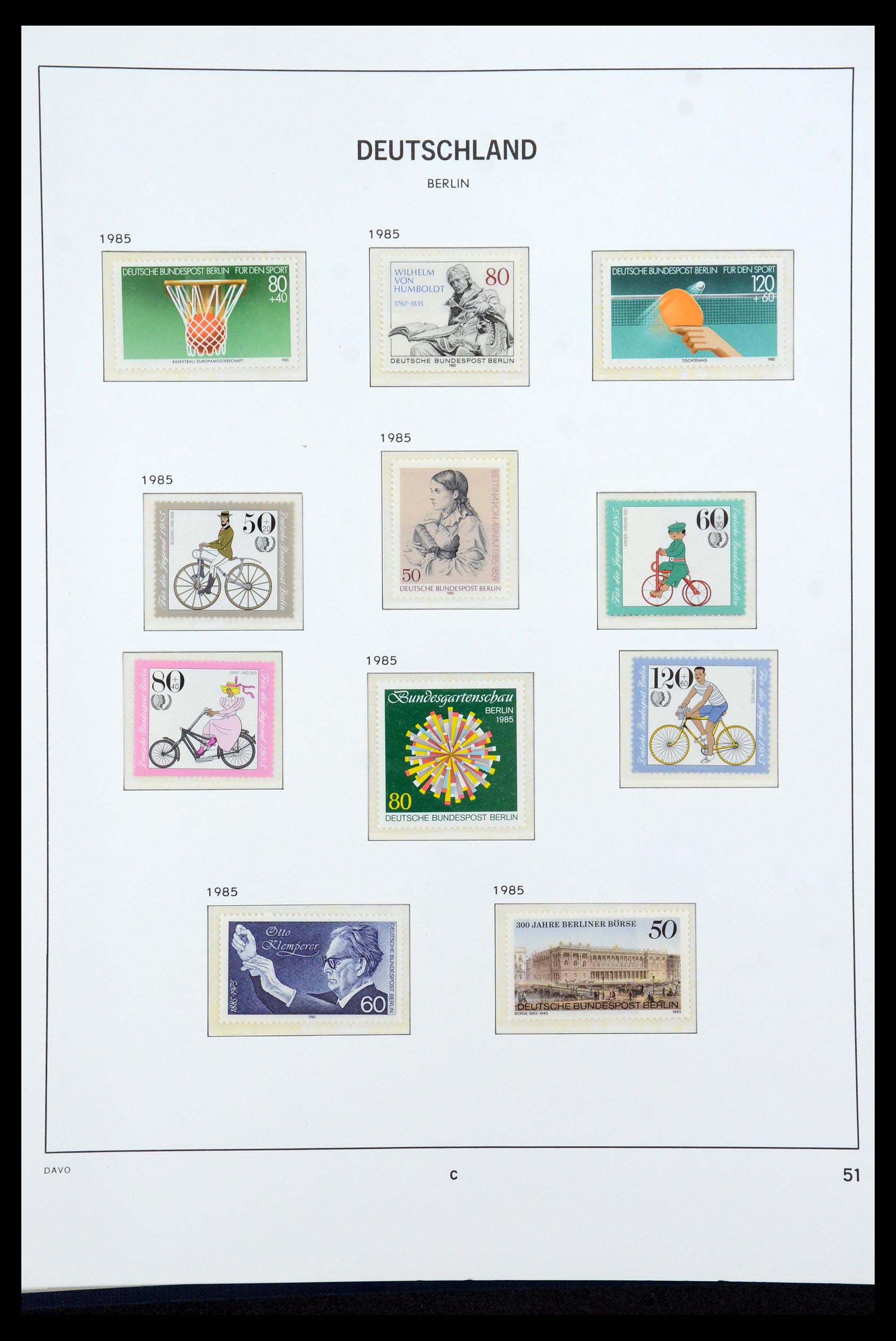 36426 051 - Postzegelverzameling 36426 Berlijn 1948-1990.