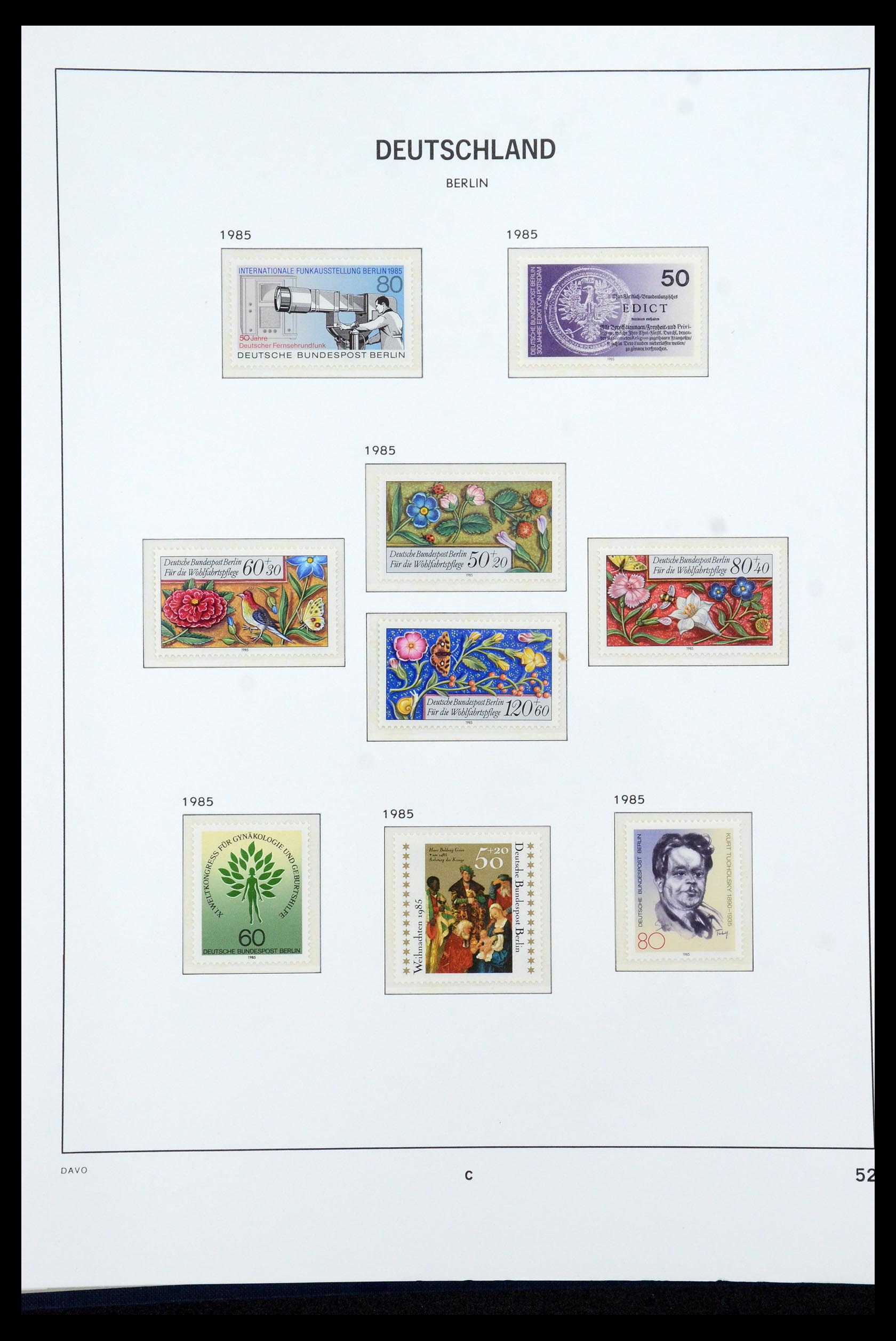 36426 052 - Postzegelverzameling 36426 Berlijn 1948-1990.