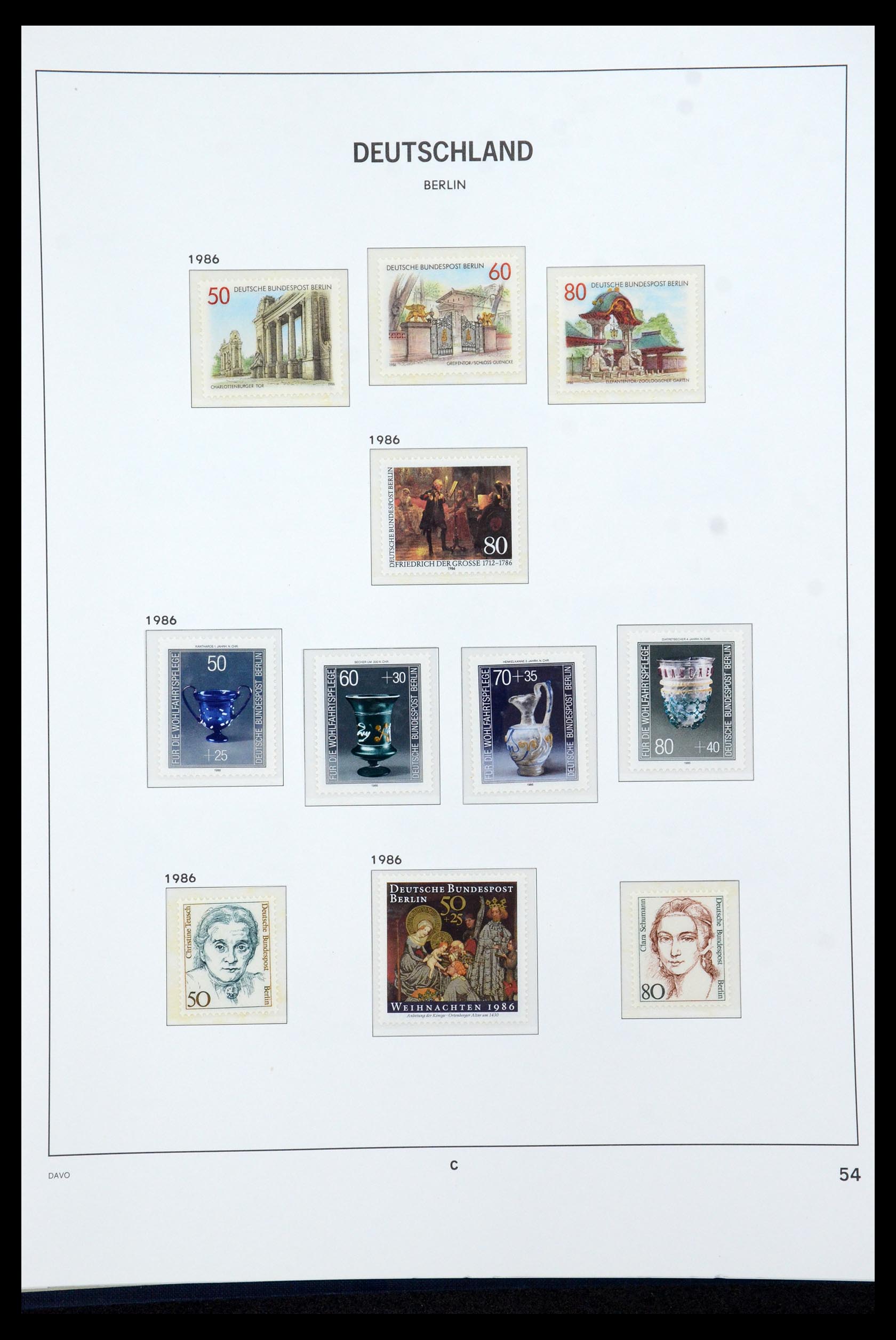 36426 054 - Postzegelverzameling 36426 Berlijn 1948-1990.