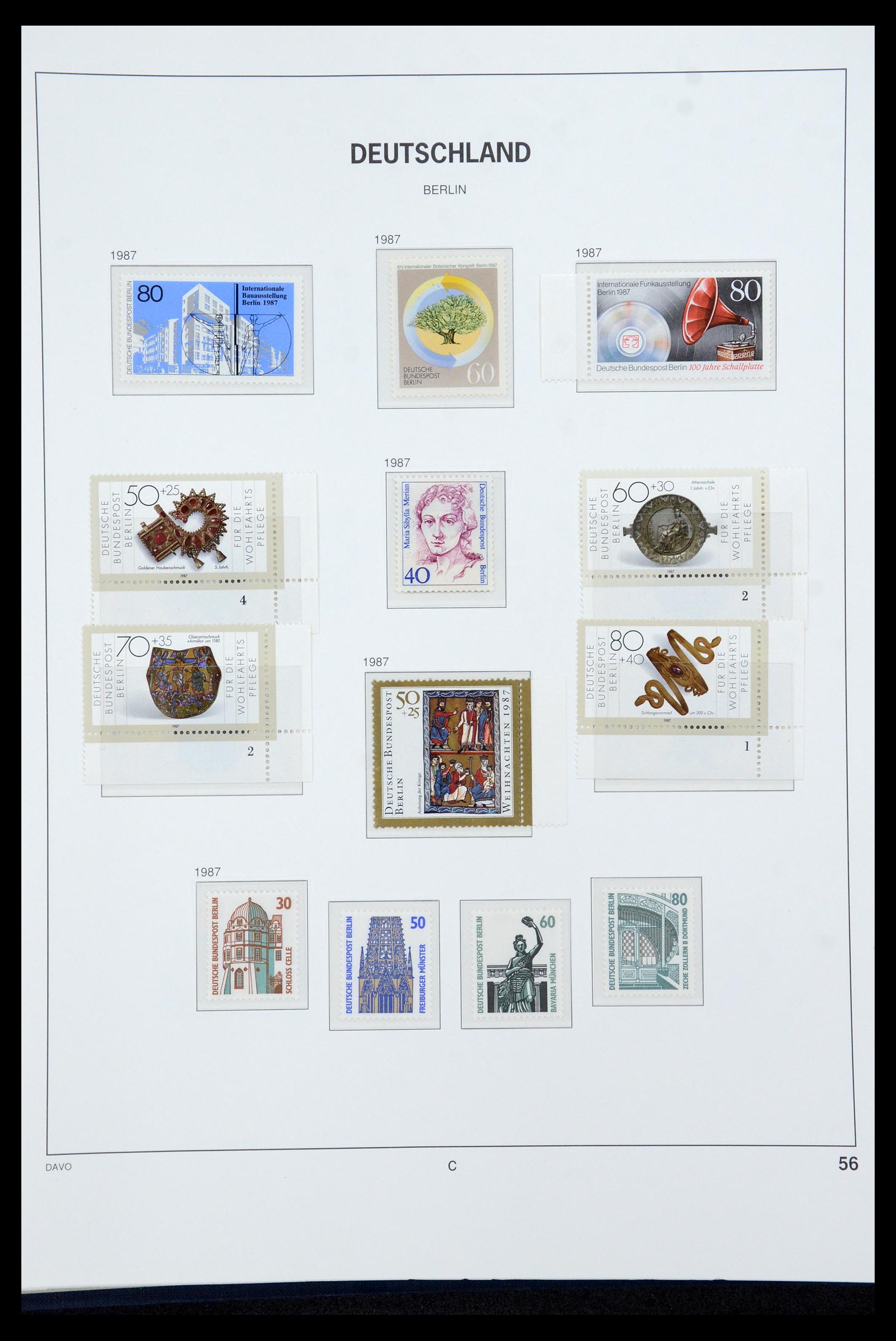 36426 056 - Postzegelverzameling 36426 Berlijn 1948-1990.