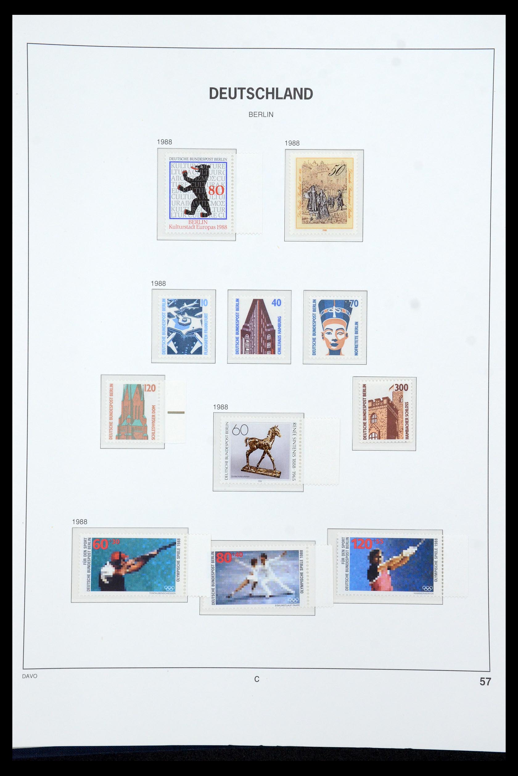 36426 057 - Postzegelverzameling 36426 Berlijn 1948-1990.