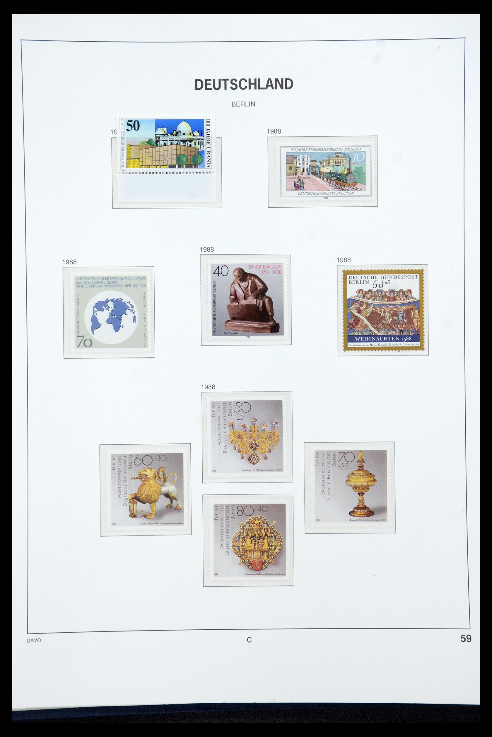 36426 059 - Postzegelverzameling 36426 Berlijn 1948-1990.