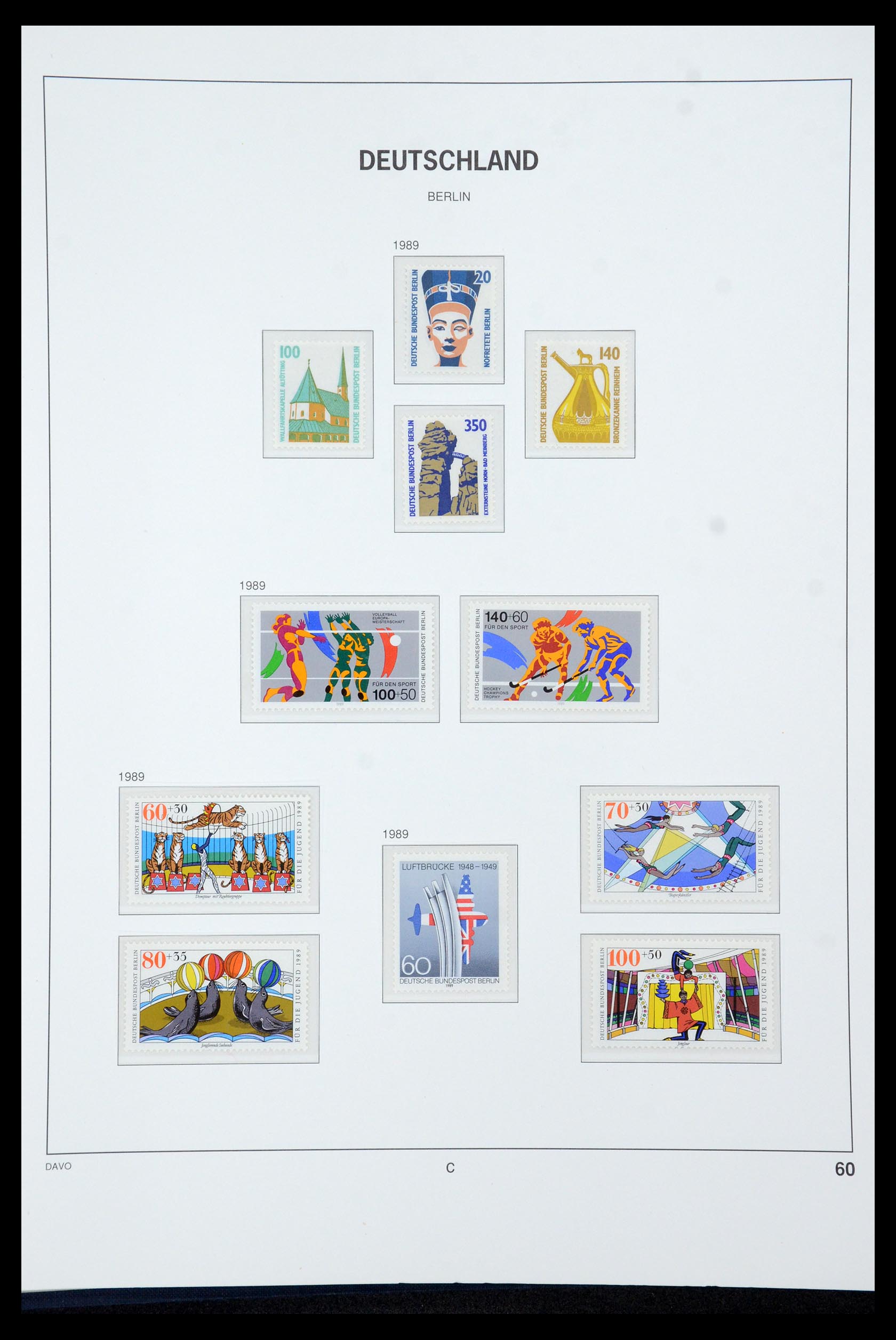 36426 060 - Postzegelverzameling 36426 Berlijn 1948-1990.