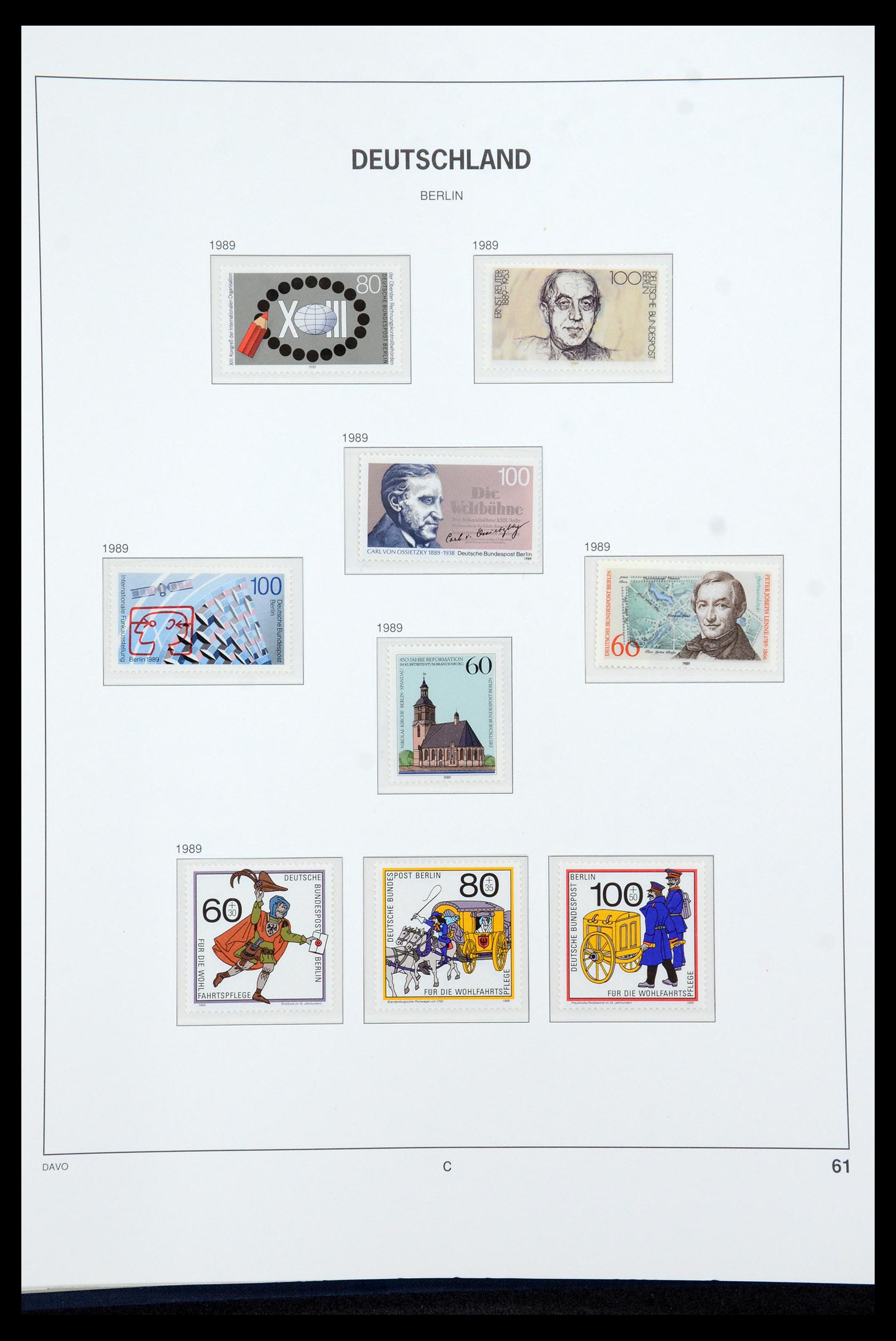 36426 062 - Postzegelverzameling 36426 Berlijn 1948-1990.