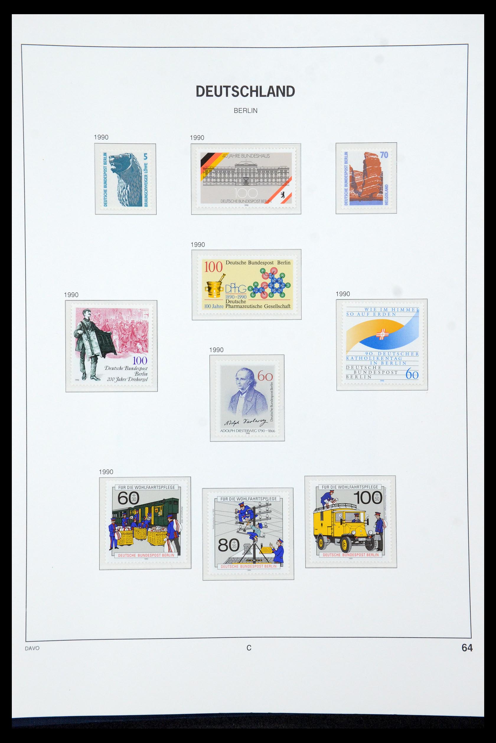 36426 065 - Stamp collection 36426 Berlin 1948-1990.