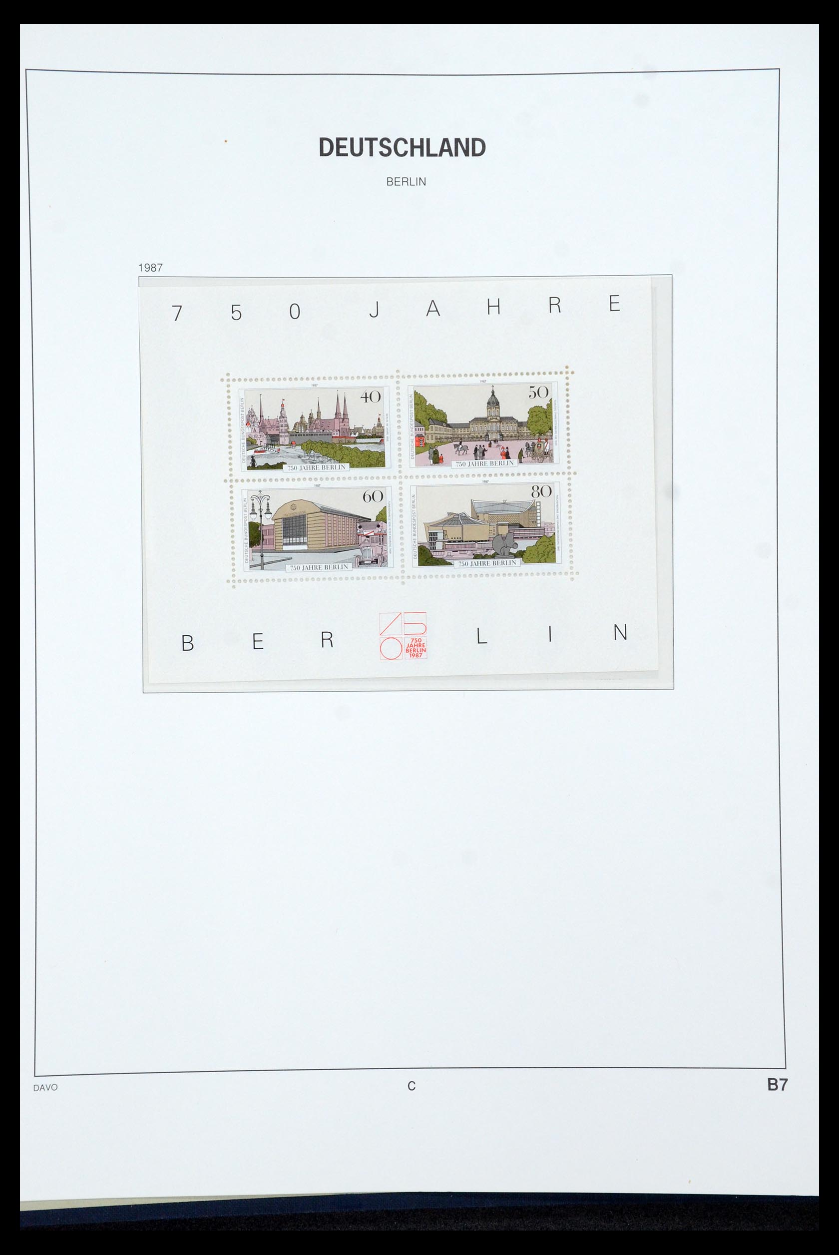 36426 071 - Postzegelverzameling 36426 Berlijn 1948-1990.
