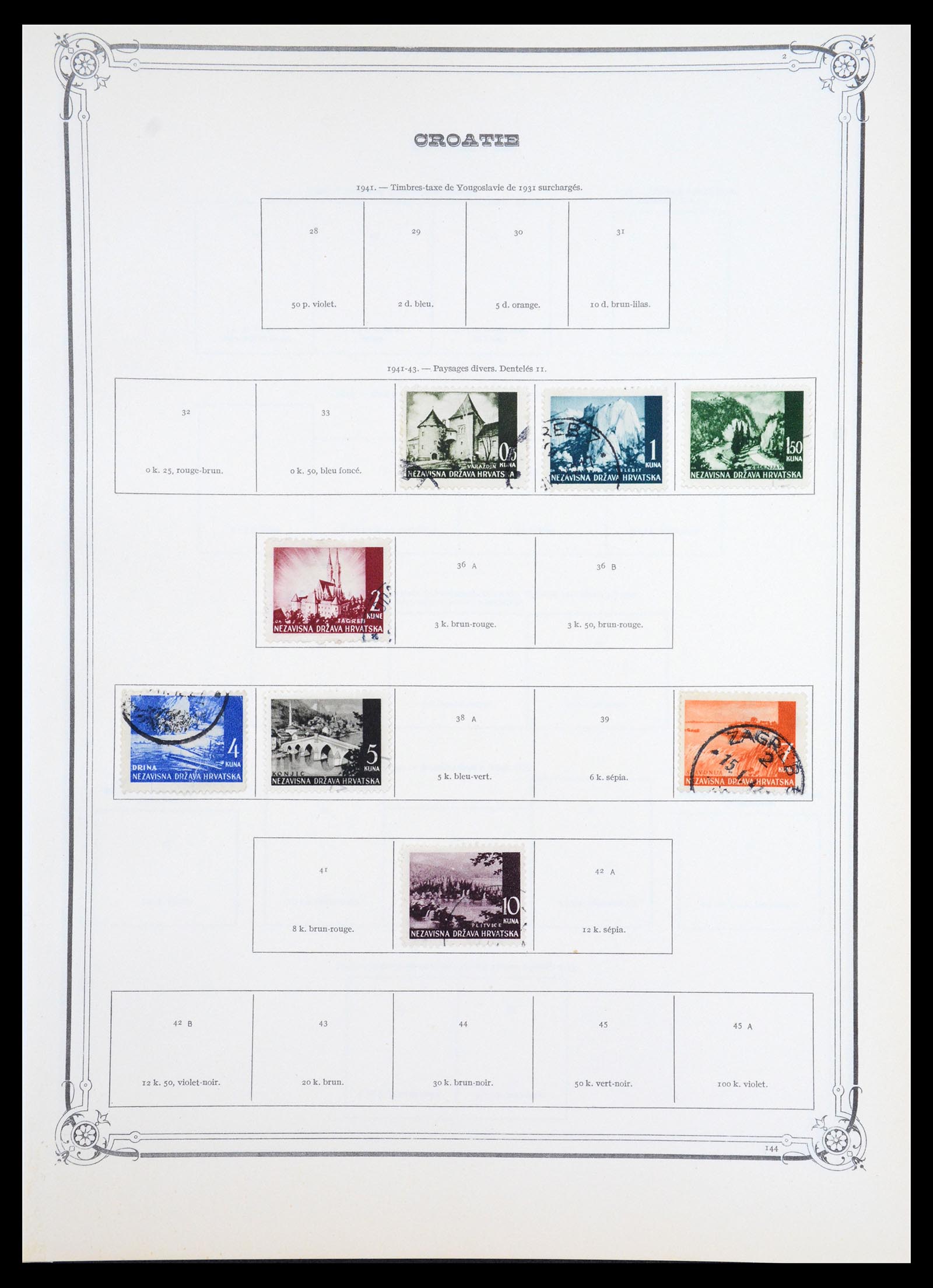 36428 011 - Postzegelverzameling 36428 Europese landen 1880-1945.