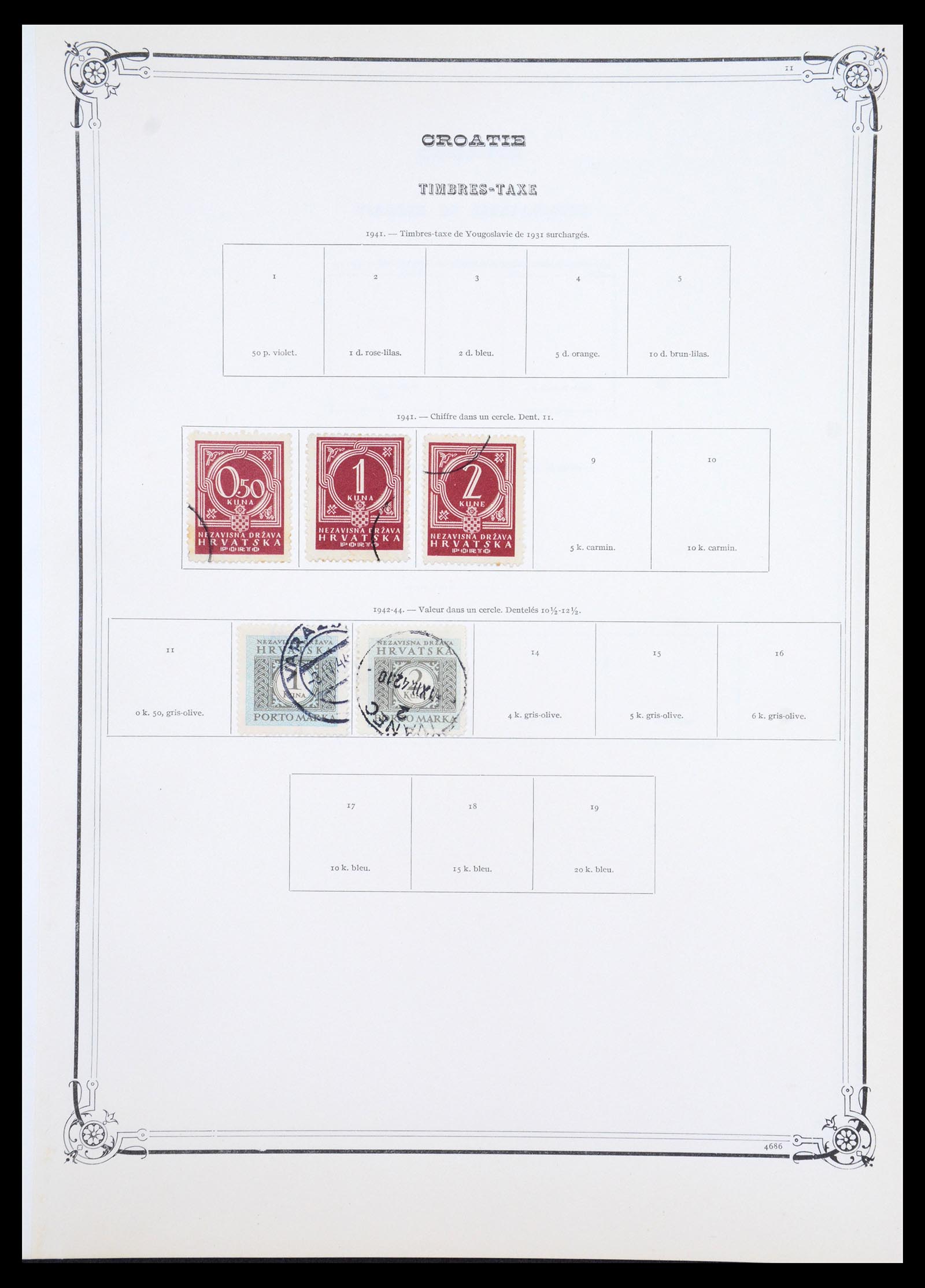 36428 014 - Postzegelverzameling 36428 Europese landen 1880-1945.