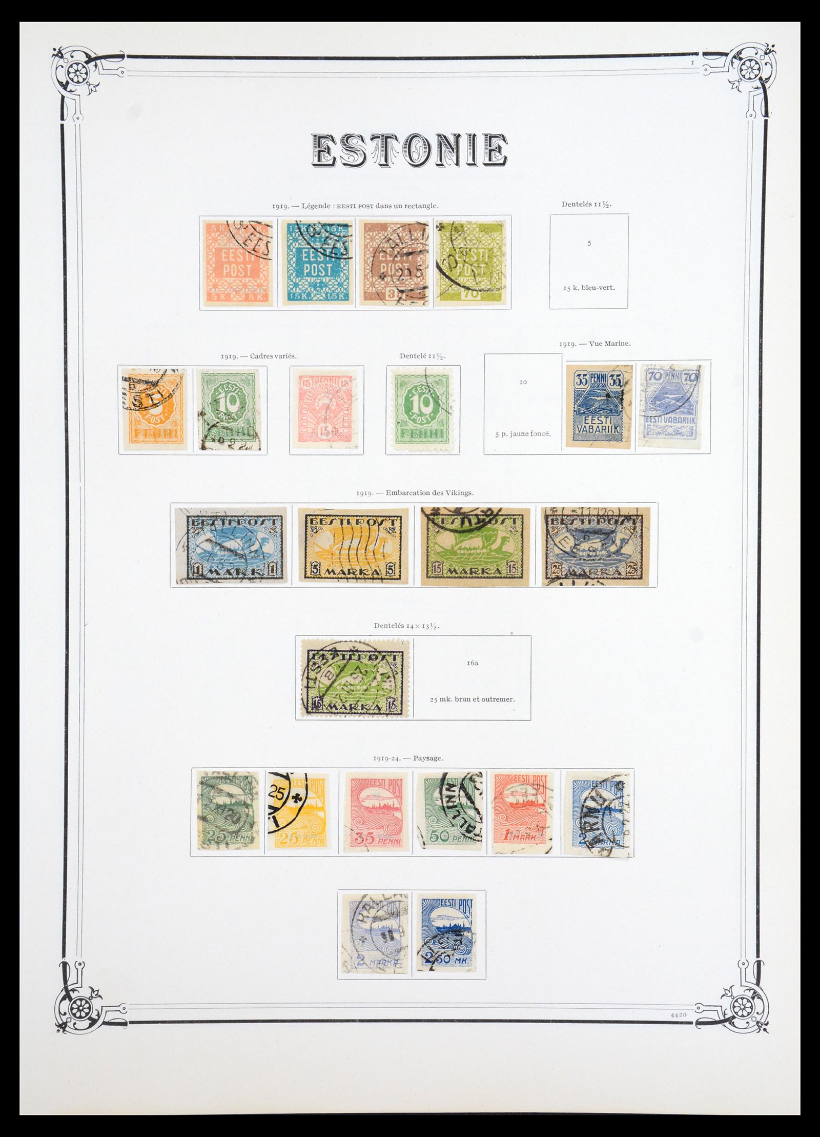 36428 031 - Postzegelverzameling 36428 Europese landen 1880-1945.