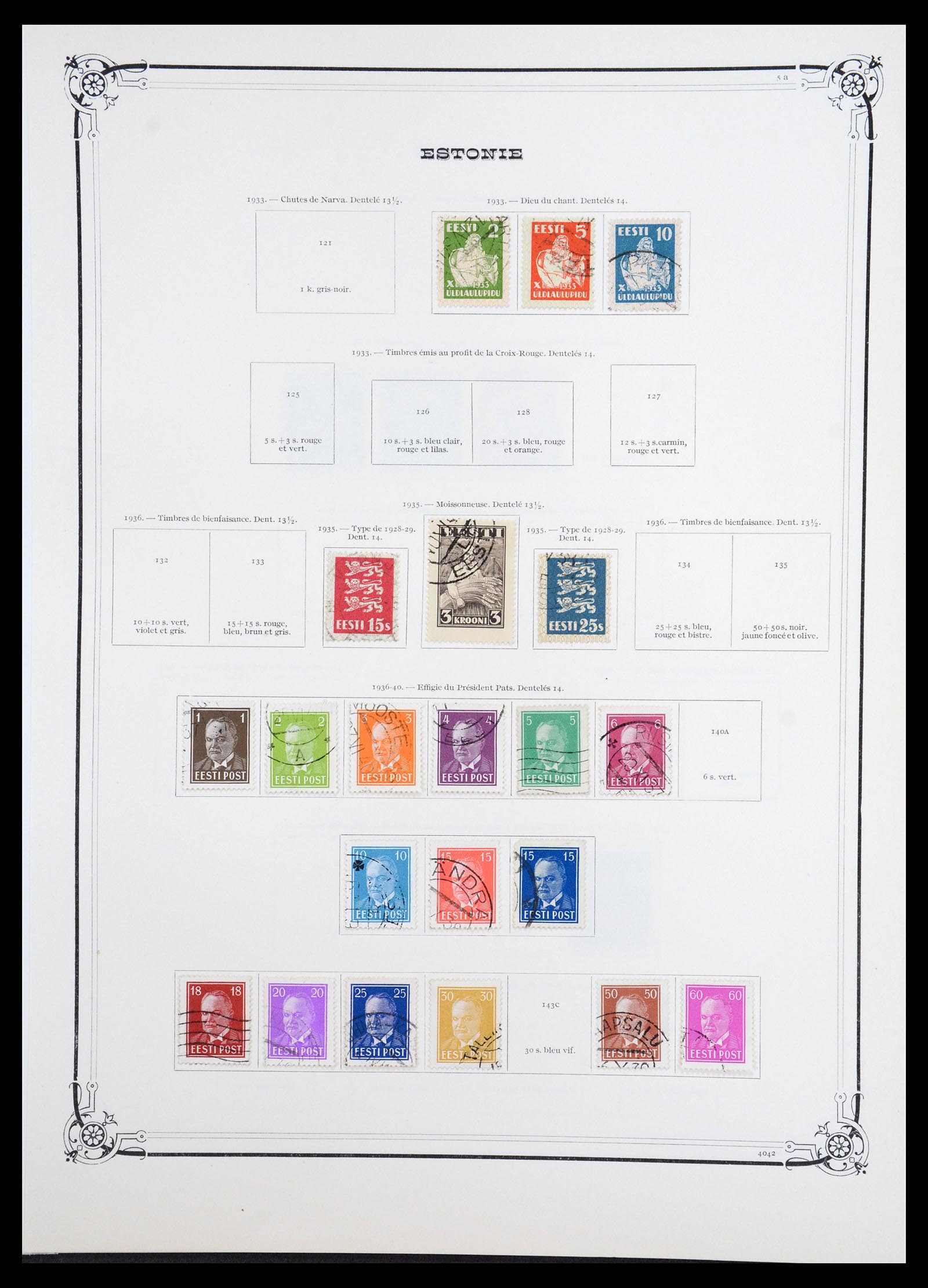 36428 035 - Postzegelverzameling 36428 Europese landen 1880-1945.