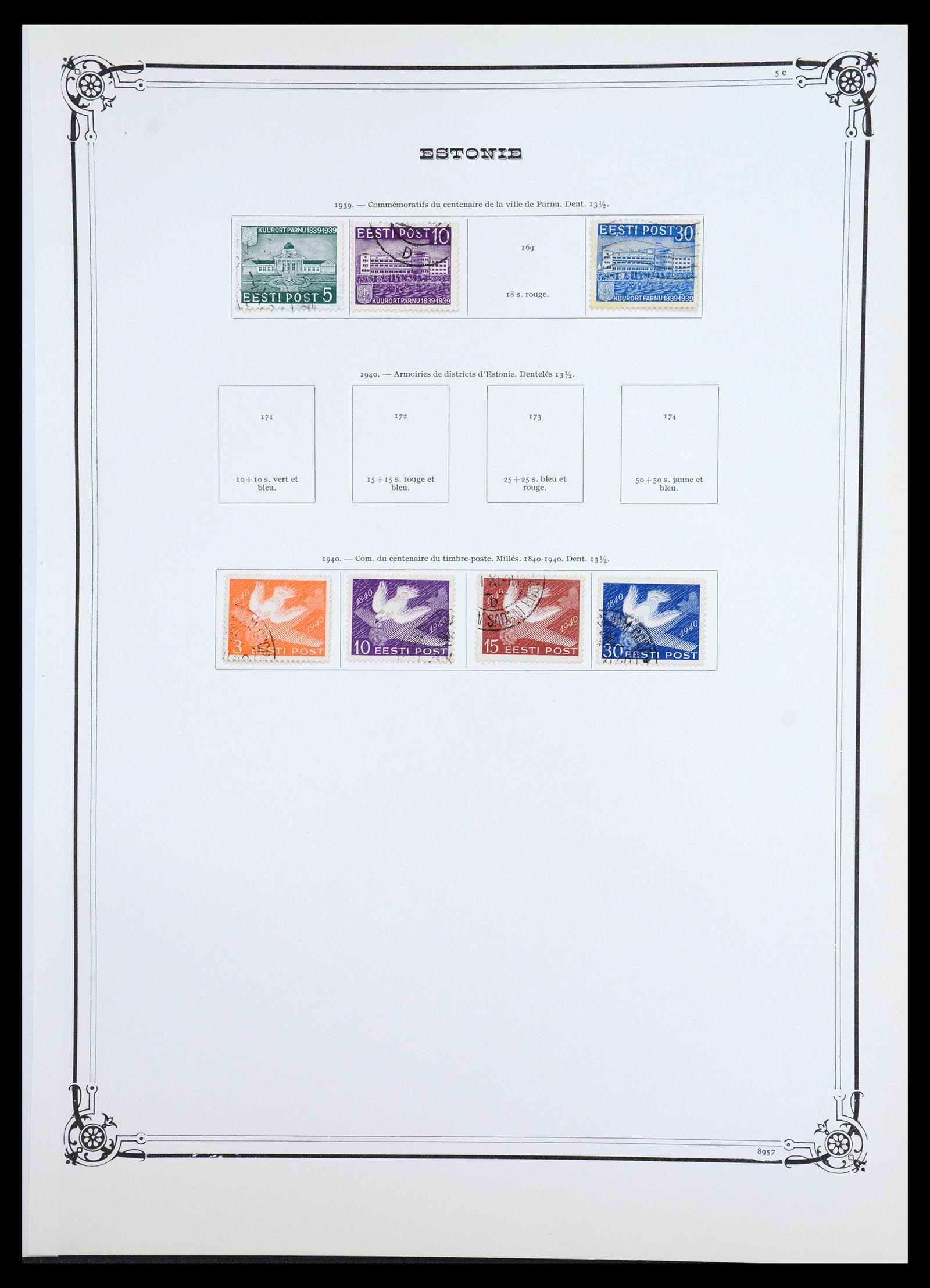 36428 037 - Postzegelverzameling 36428 Europese landen 1880-1945.