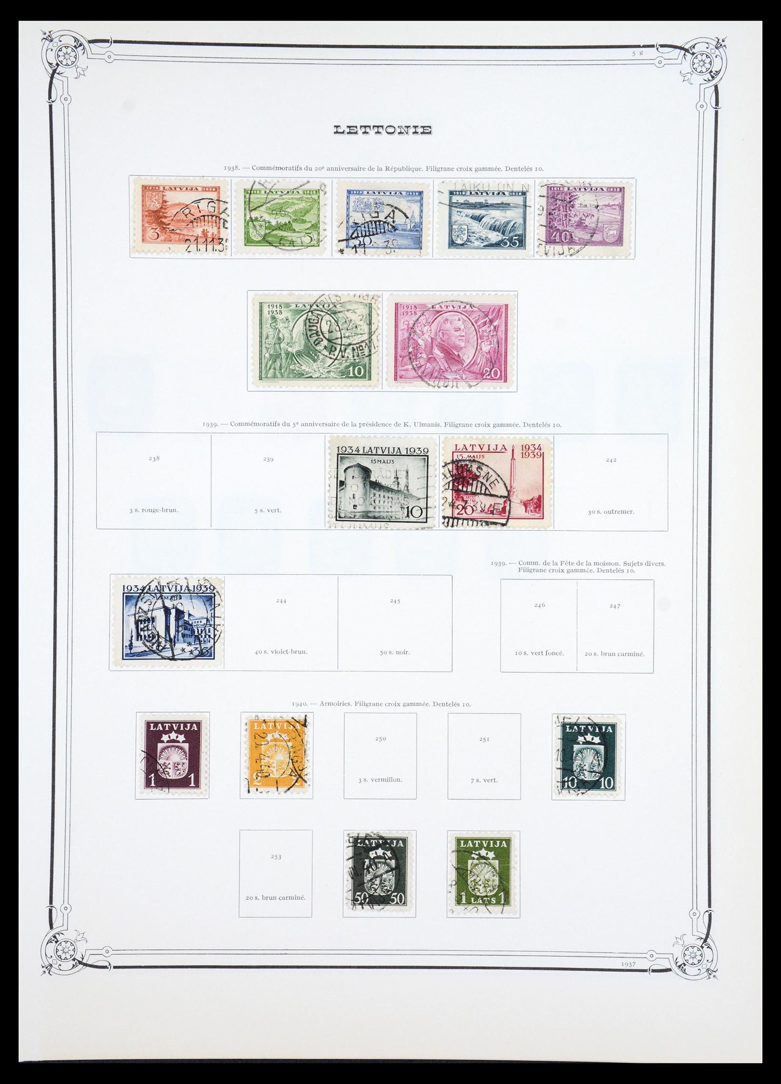 36428 051 - Postzegelverzameling 36428 Europese landen 1880-1945.