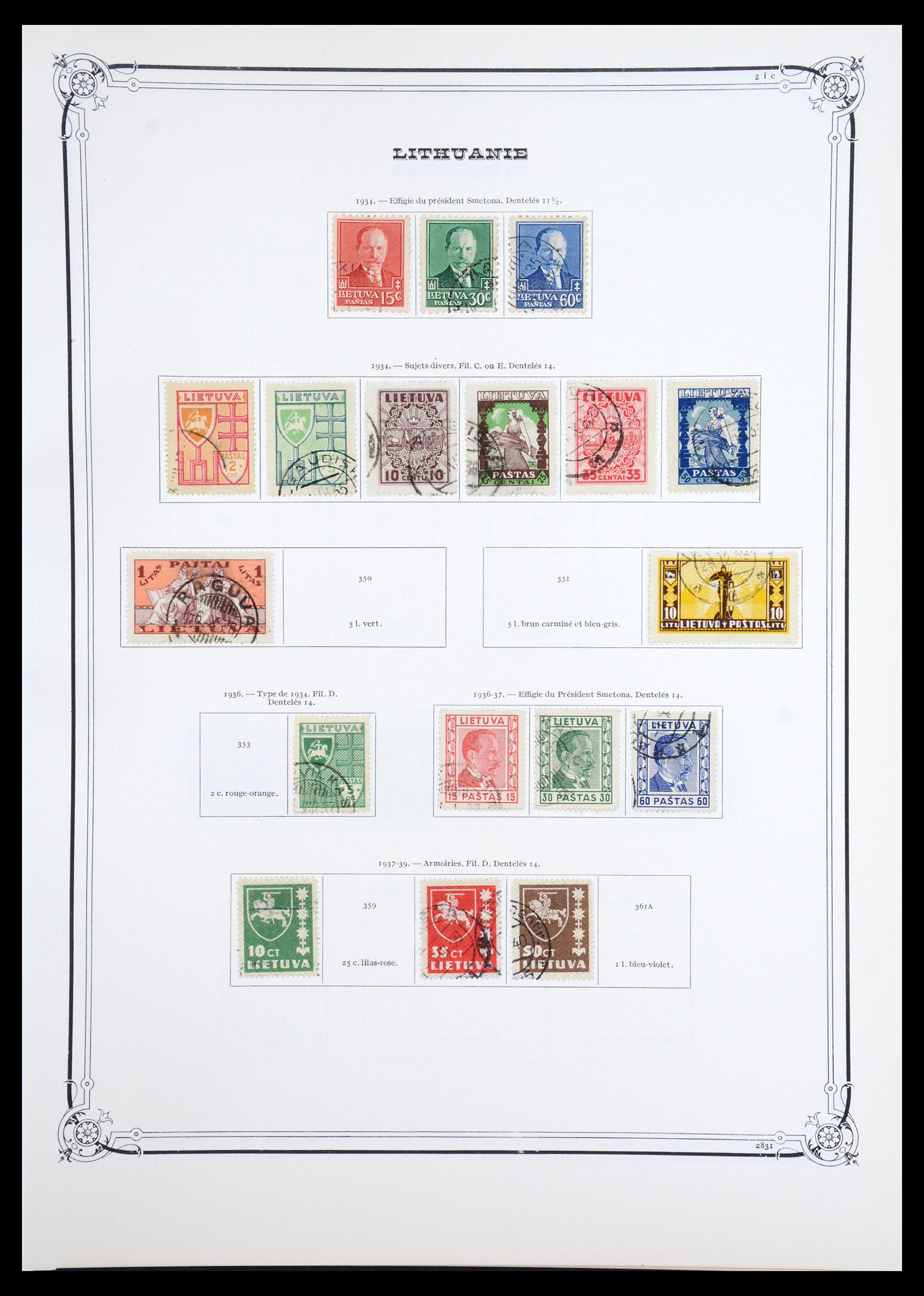 36428 067 - Postzegelverzameling 36428 Europese landen 1880-1945.