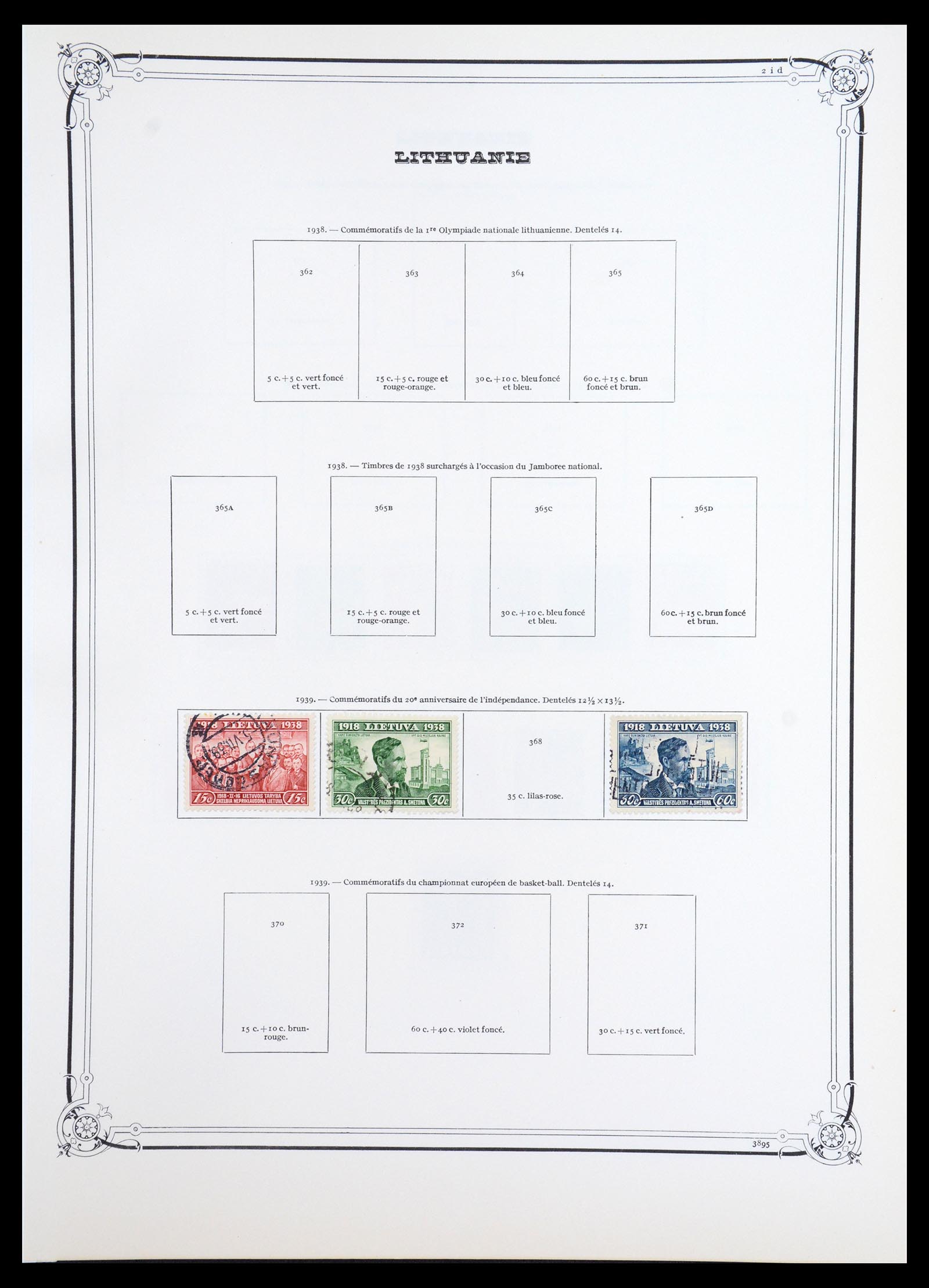 36428 068 - Postzegelverzameling 36428 Europese landen 1880-1945.