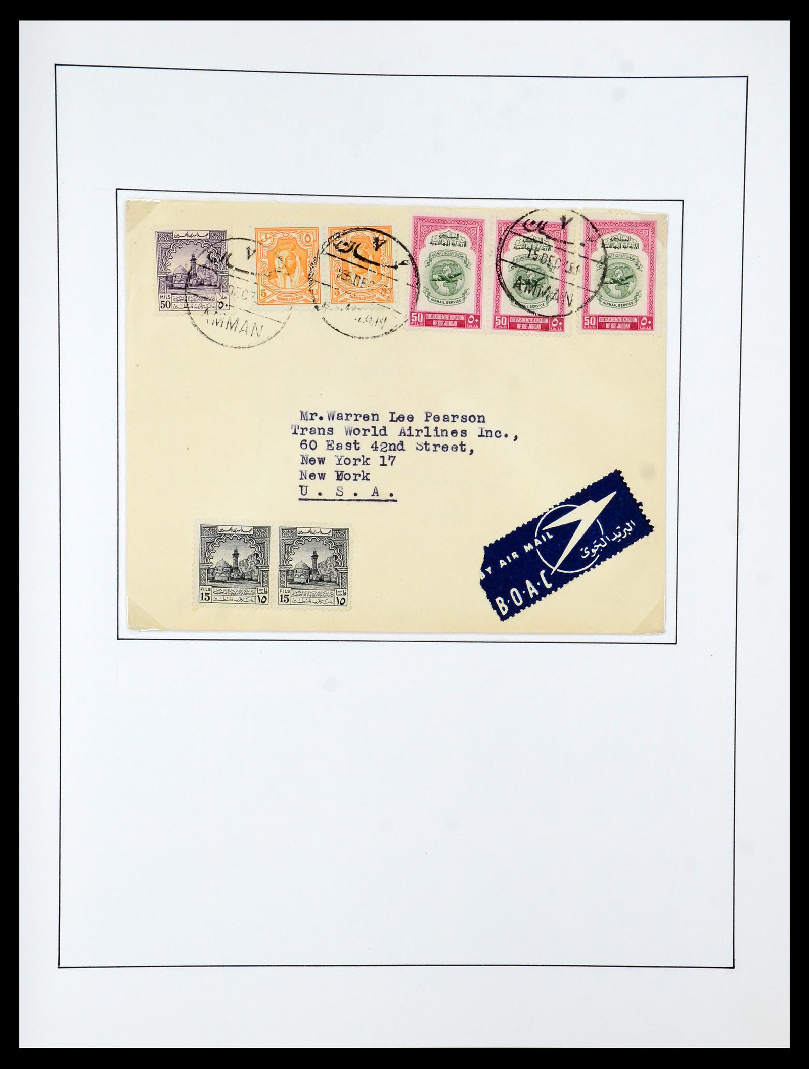 36430 062 - Stamp collection 36430 Jordan 1920-1964.