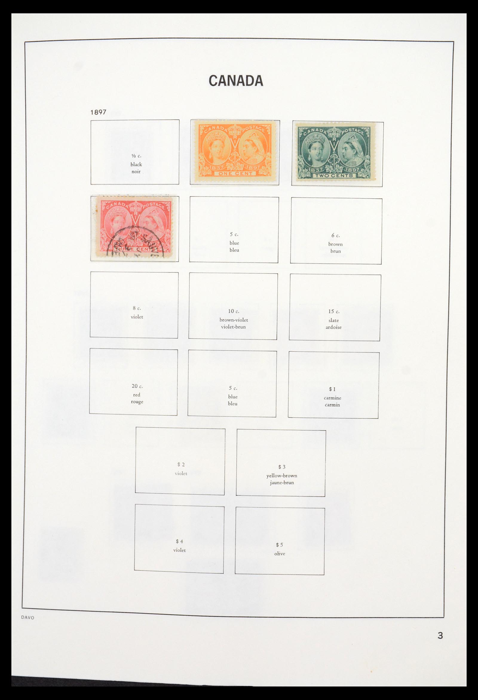 36431 002 - Postzegelverzameling 36431 Canada 1859-2011.