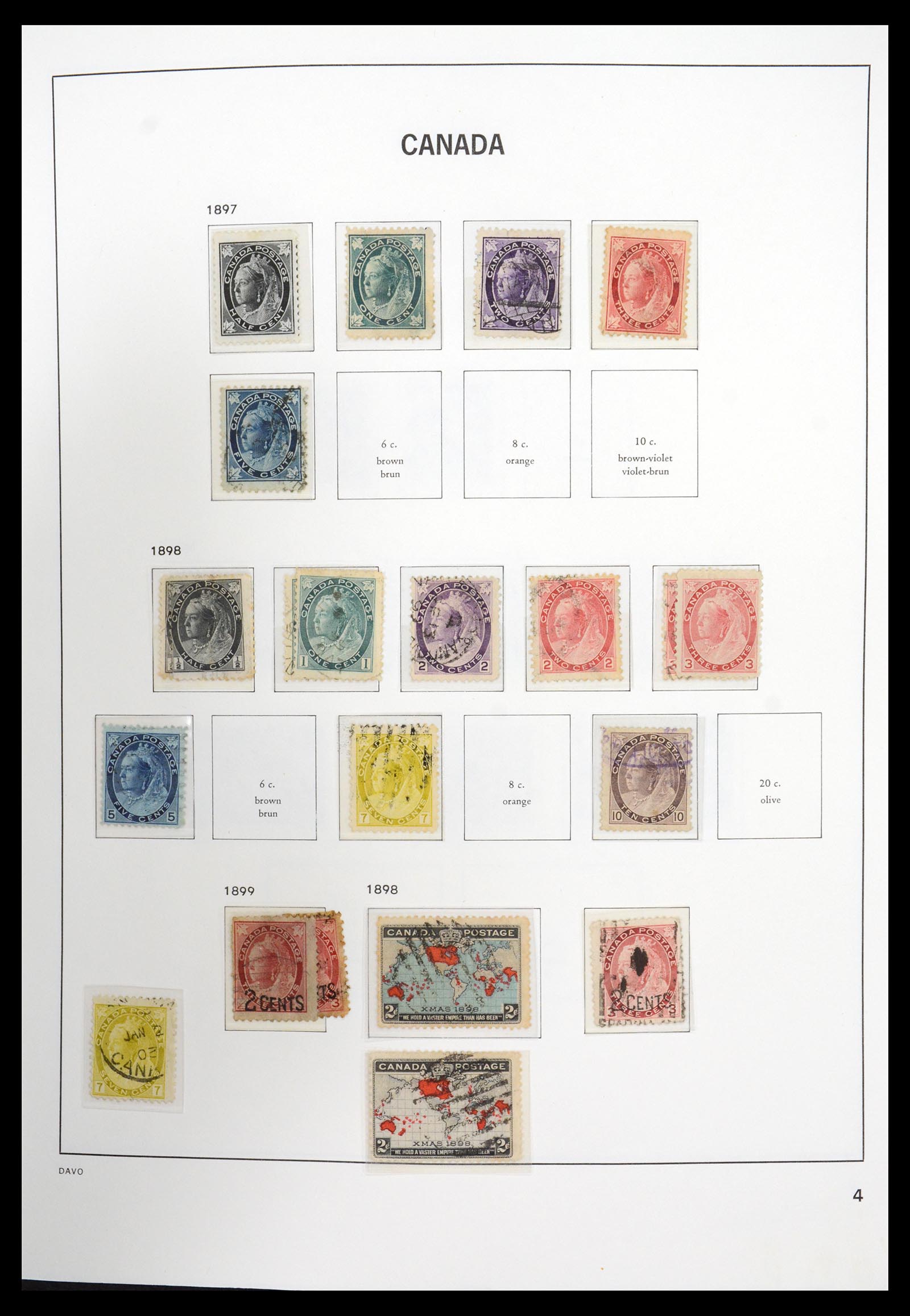 36431 003 - Postzegelverzameling 36431 Canada 1859-2011.