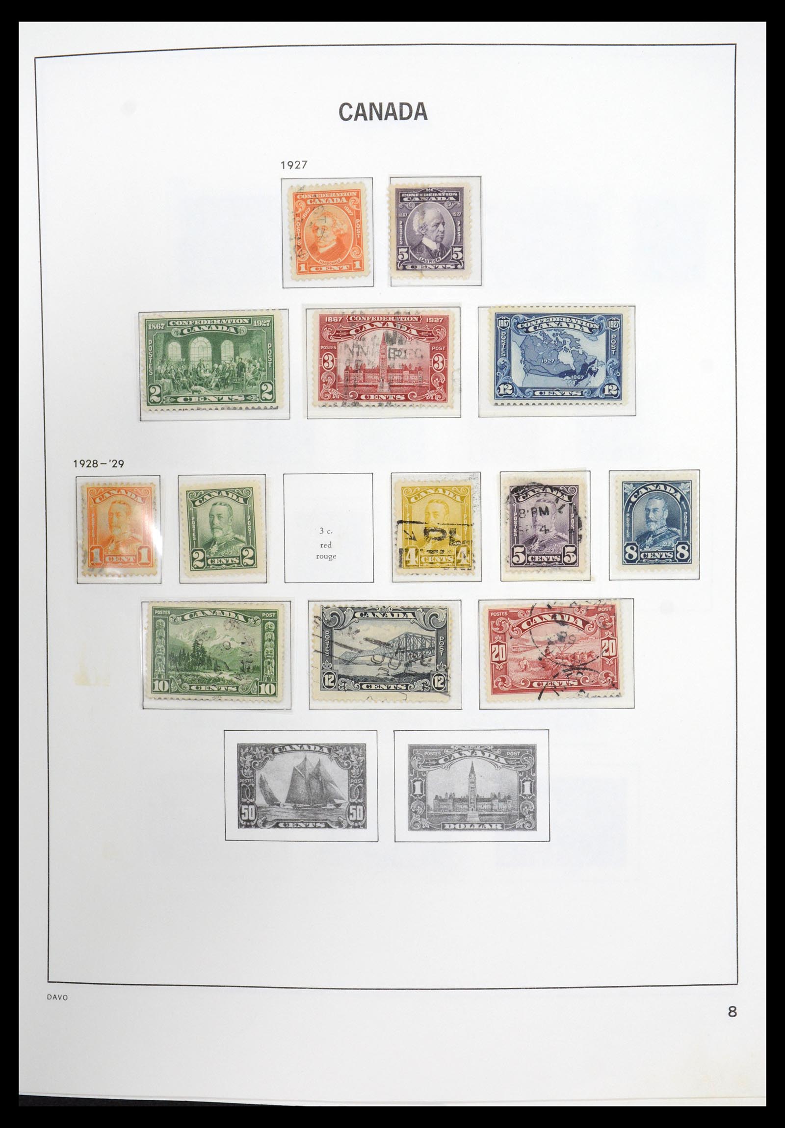 36431 009 - Postzegelverzameling 36431 Canada 1859-2011.