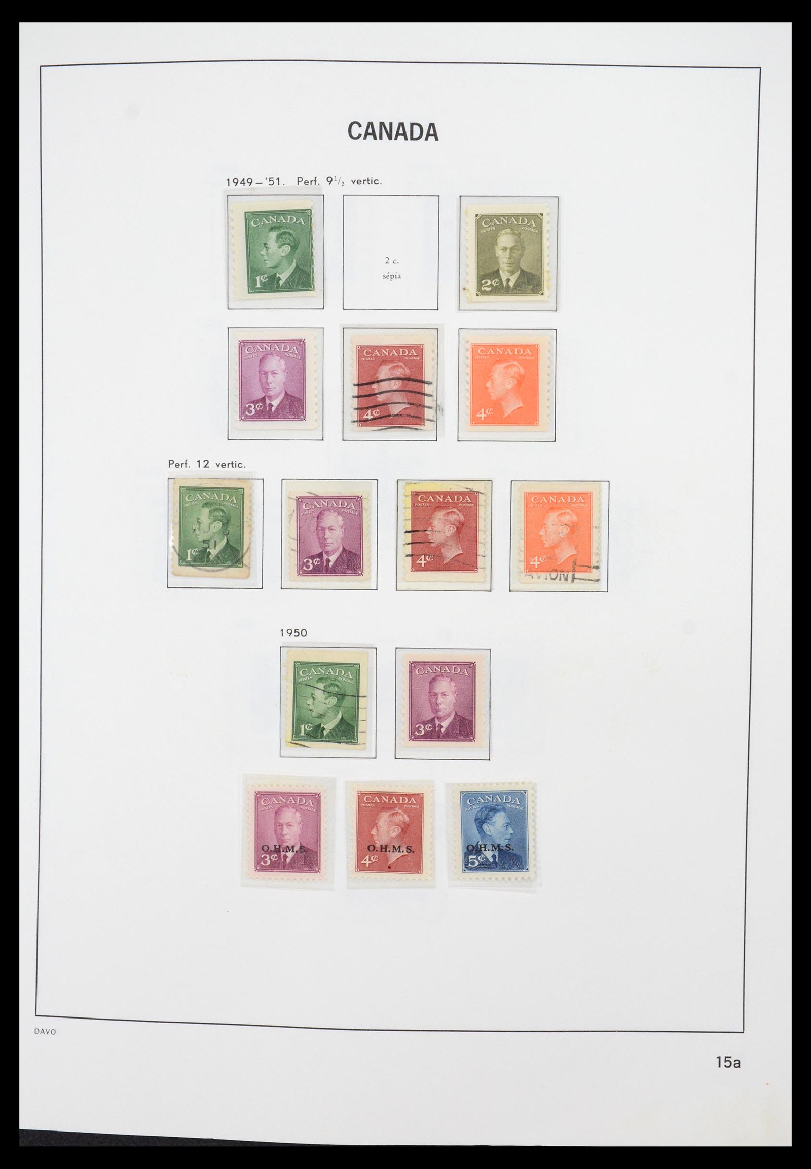 36431 019 - Postzegelverzameling 36431 Canada 1859-2011.