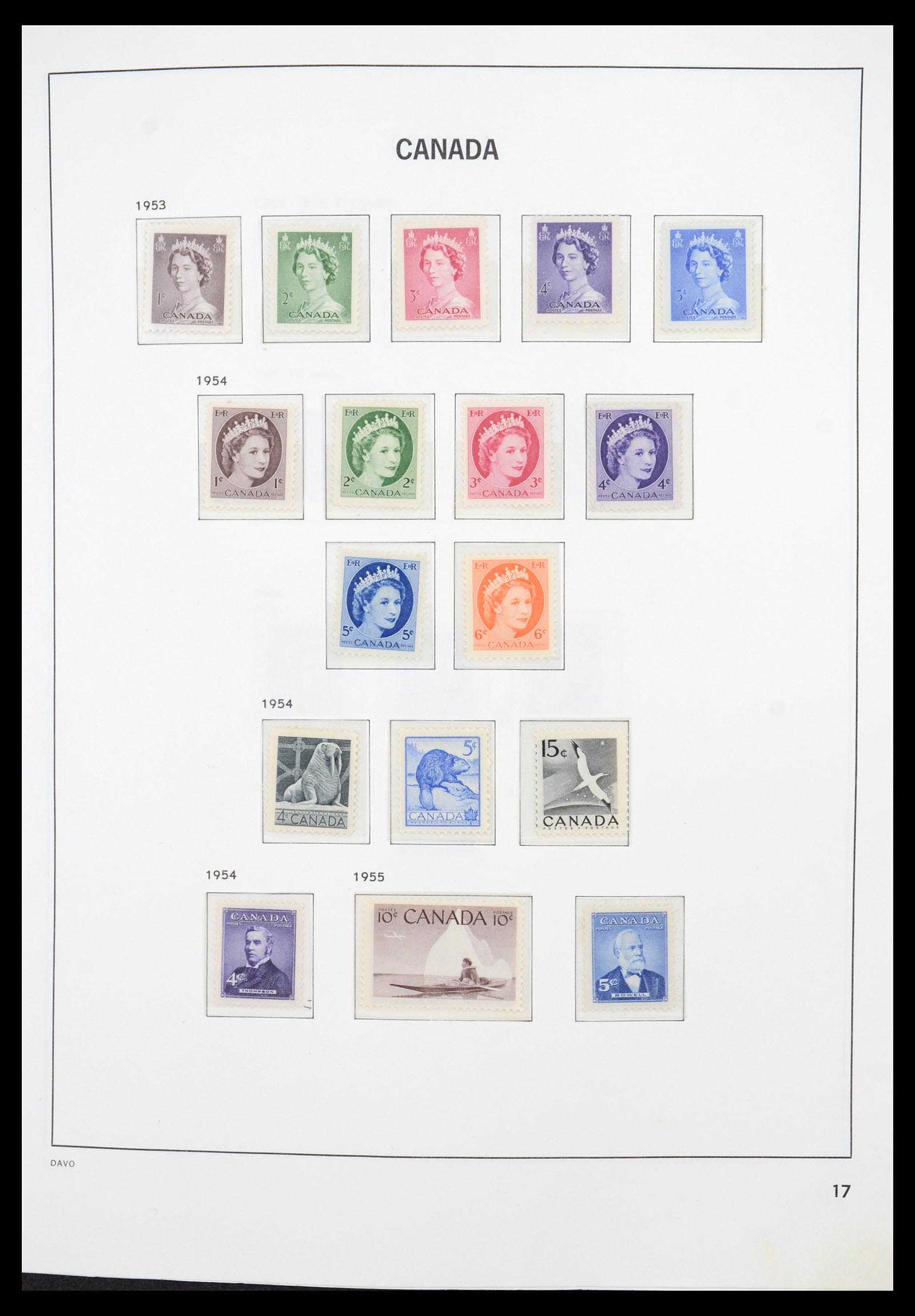 36431 021 - Postzegelverzameling 36431 Canada 1859-2011.