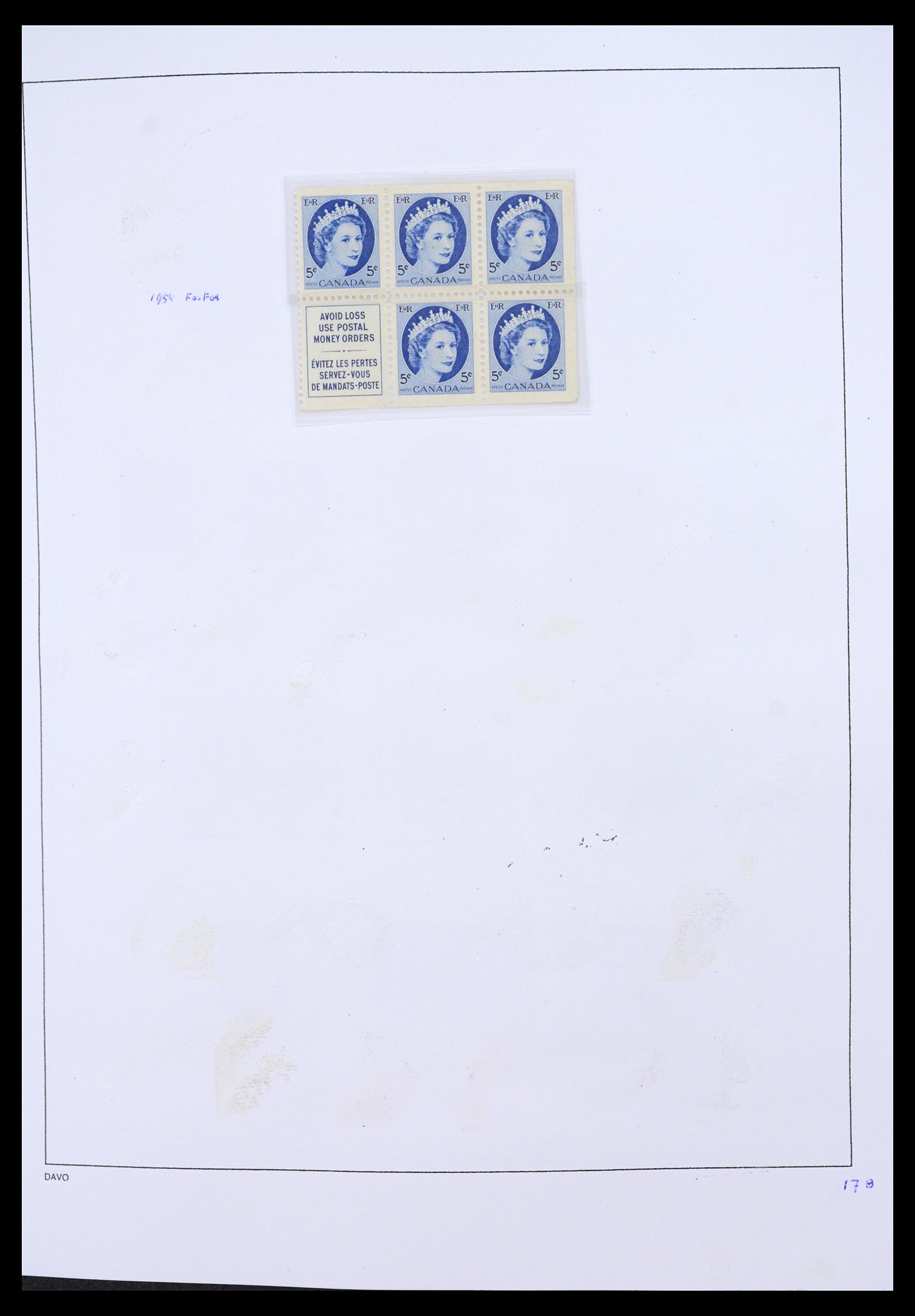 36431 023 - Postzegelverzameling 36431 Canada 1859-2011.