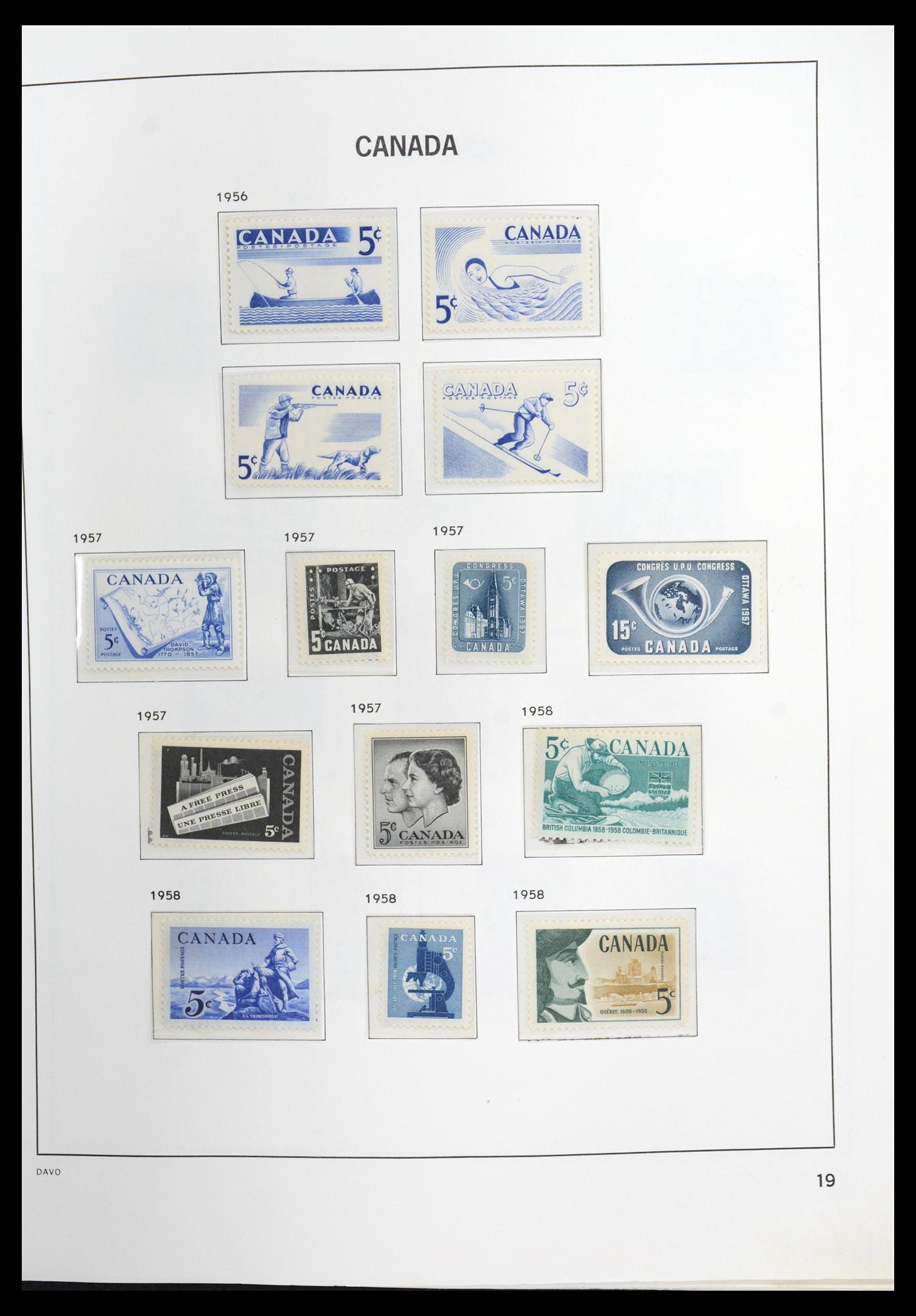 36431 026 - Postzegelverzameling 36431 Canada 1859-2011.